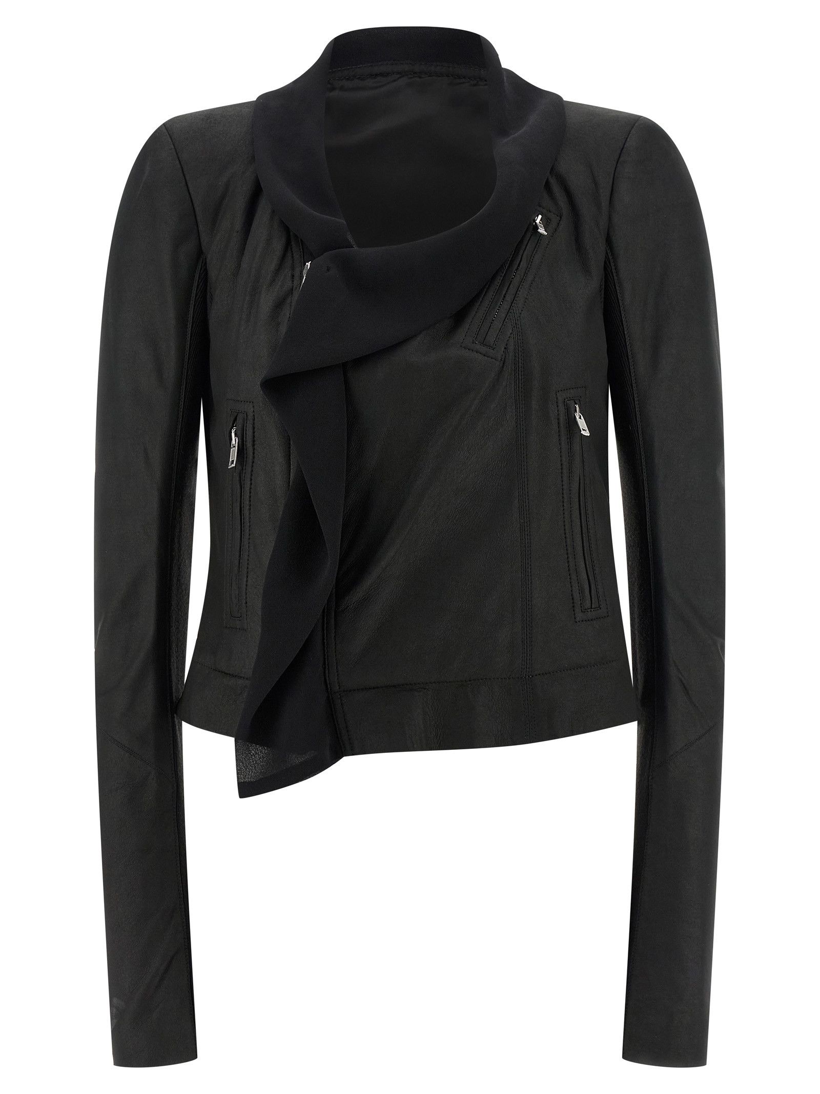 Rick Owens 'Scarf Biker' jacket Size M / US 6-8 / IT 42-44 - 1 Thumbnail