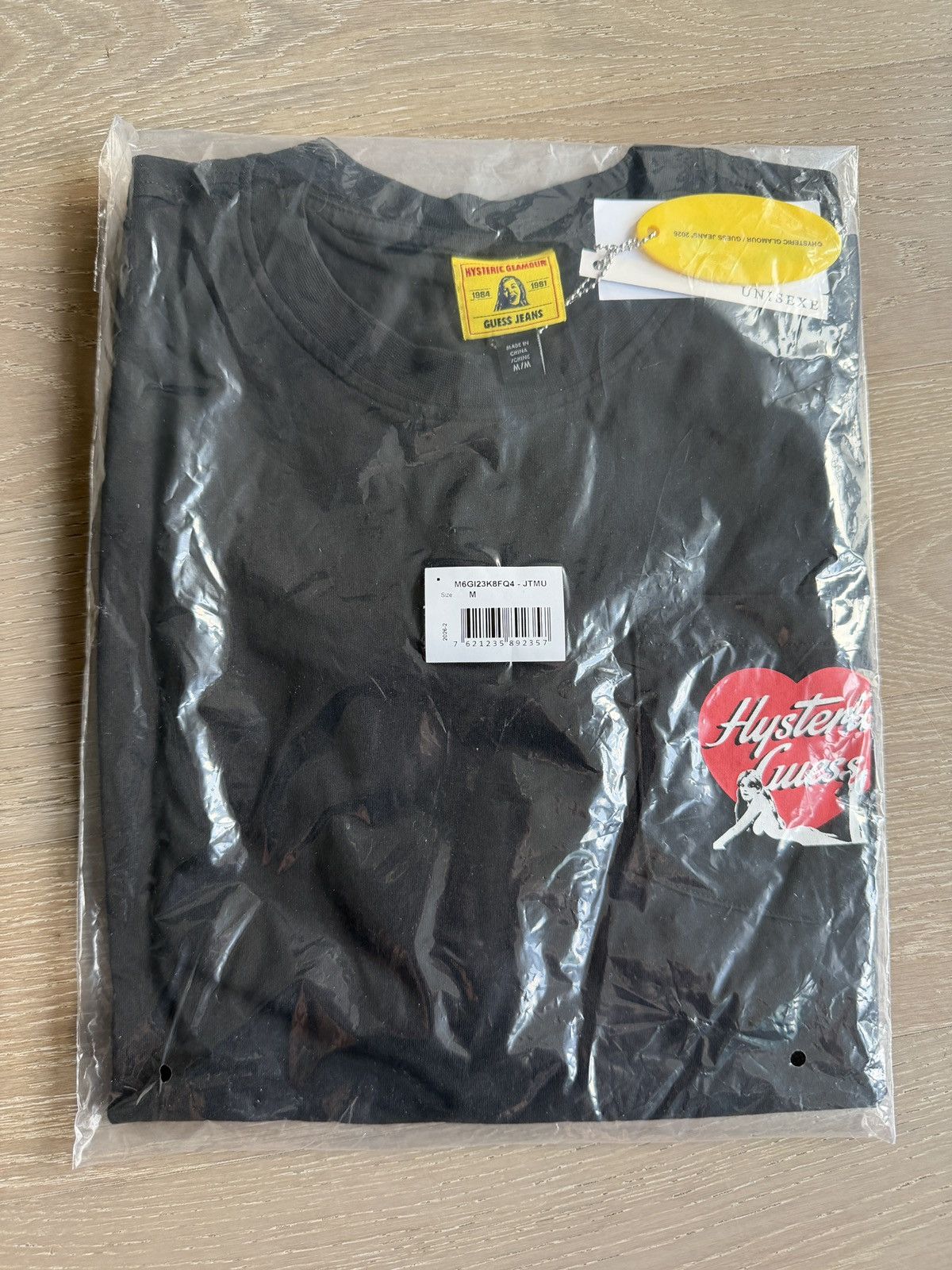 Hysteric Glamour MEDIUM HYSTERIC GLAMOUR x GUESS JEANS PRINTED HEART TEE Size US M / EU 48-50 / 2 - 5 Thumbnail