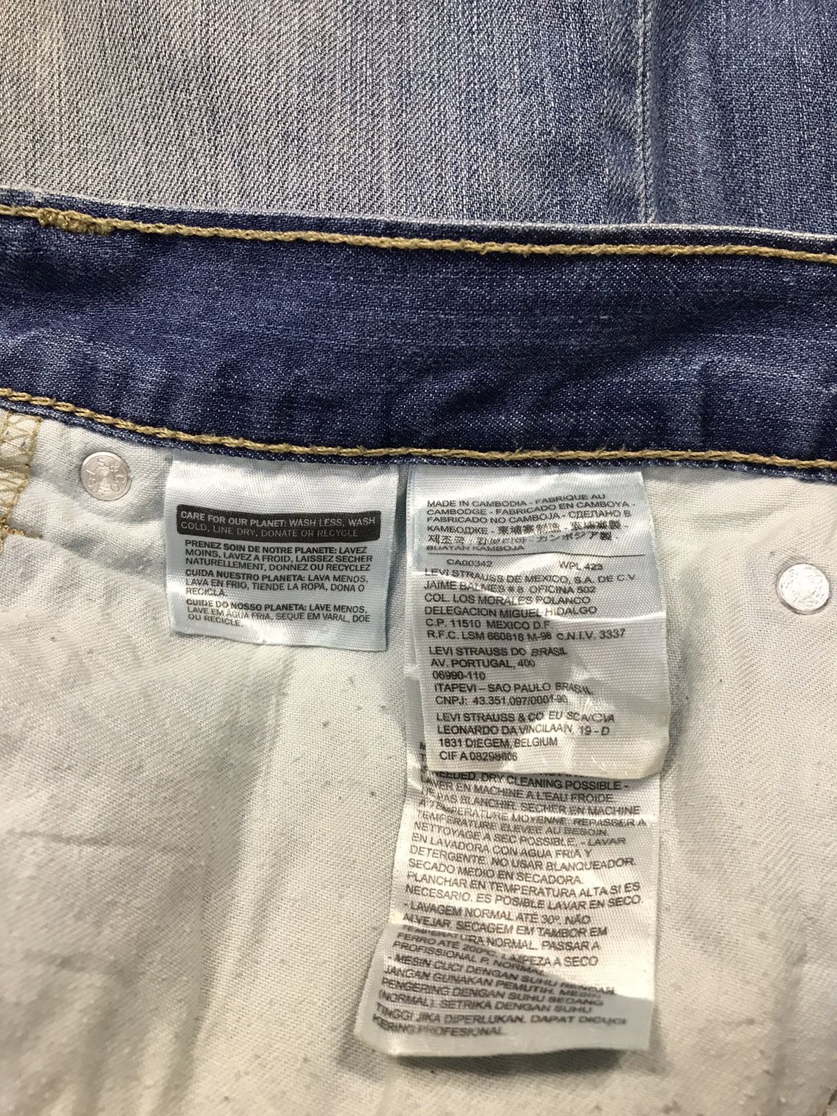 Japanese Brand × Levi's Vintage Levi’s 569 Workwear Short Pants Zipper Style Size US 38 / EU 54 - 15 Thumbnail