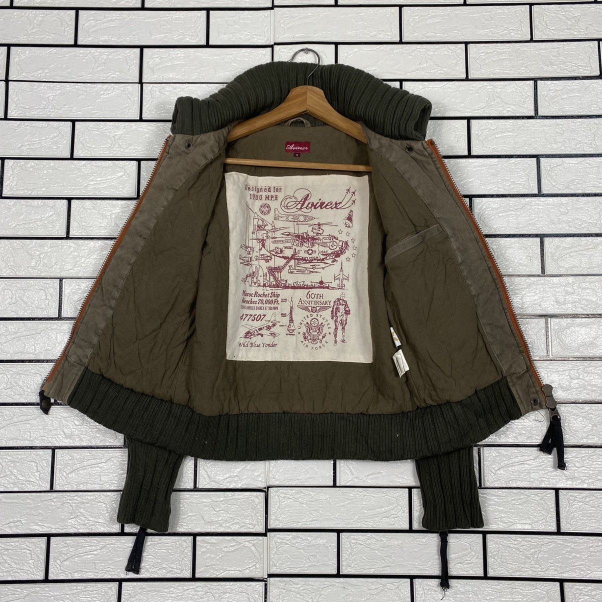 Japanese Brand 📌Cropped Bondage Parachute Biker Jacket Avirex Size US S / EU 44-46 / 1 - 14 Thumbnail