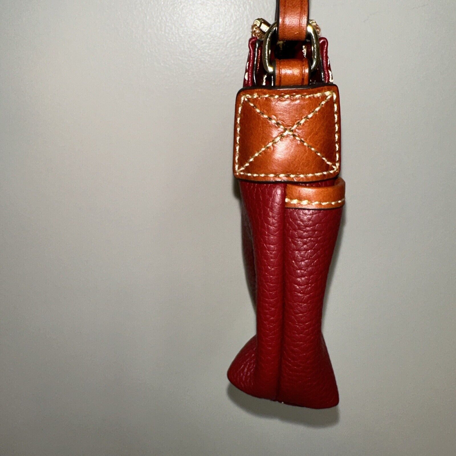 Dooney & Bourke Dooney & Bourke Pebble Leather Ginger Pouchette Crossbody Size ONE SIZE - 4 Thumbnail