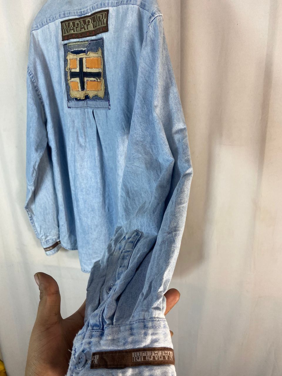 Karl Kani × Napapijri Napapijri patches button up denim jacket by karl kani Size US XL / EU 56 / 4 - 15 Thumbnail