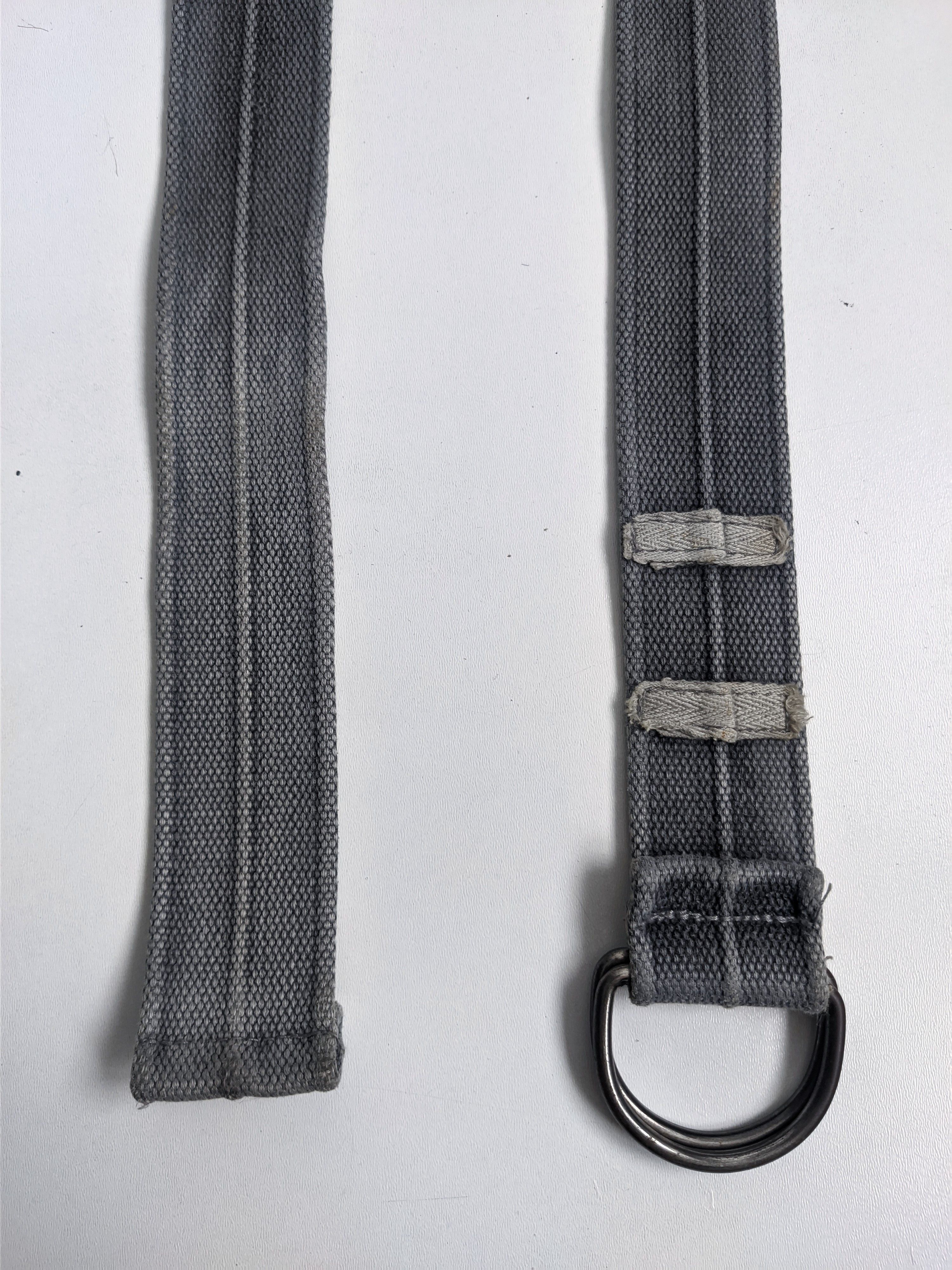 Vintage Vintage cotton belt y2k faded gray avant garde Size ONE SIZE - 2 Thumbnail