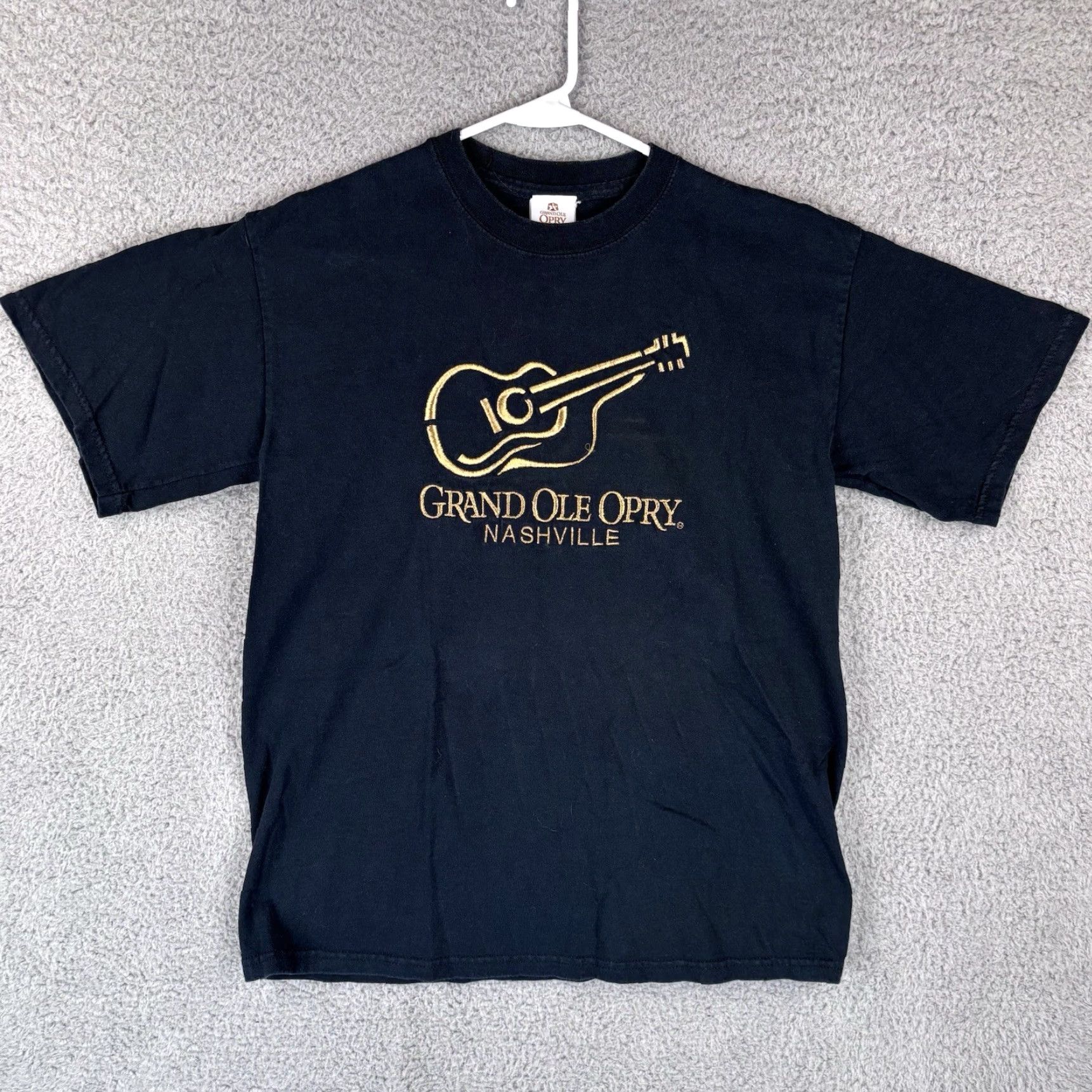 Vintage VINTAGE Grand Ole Opry T-Shirt Mens Medium Black Gold Embroidered Country Music Size US M / EU 48-50 / 2 - 2 Thumbnail