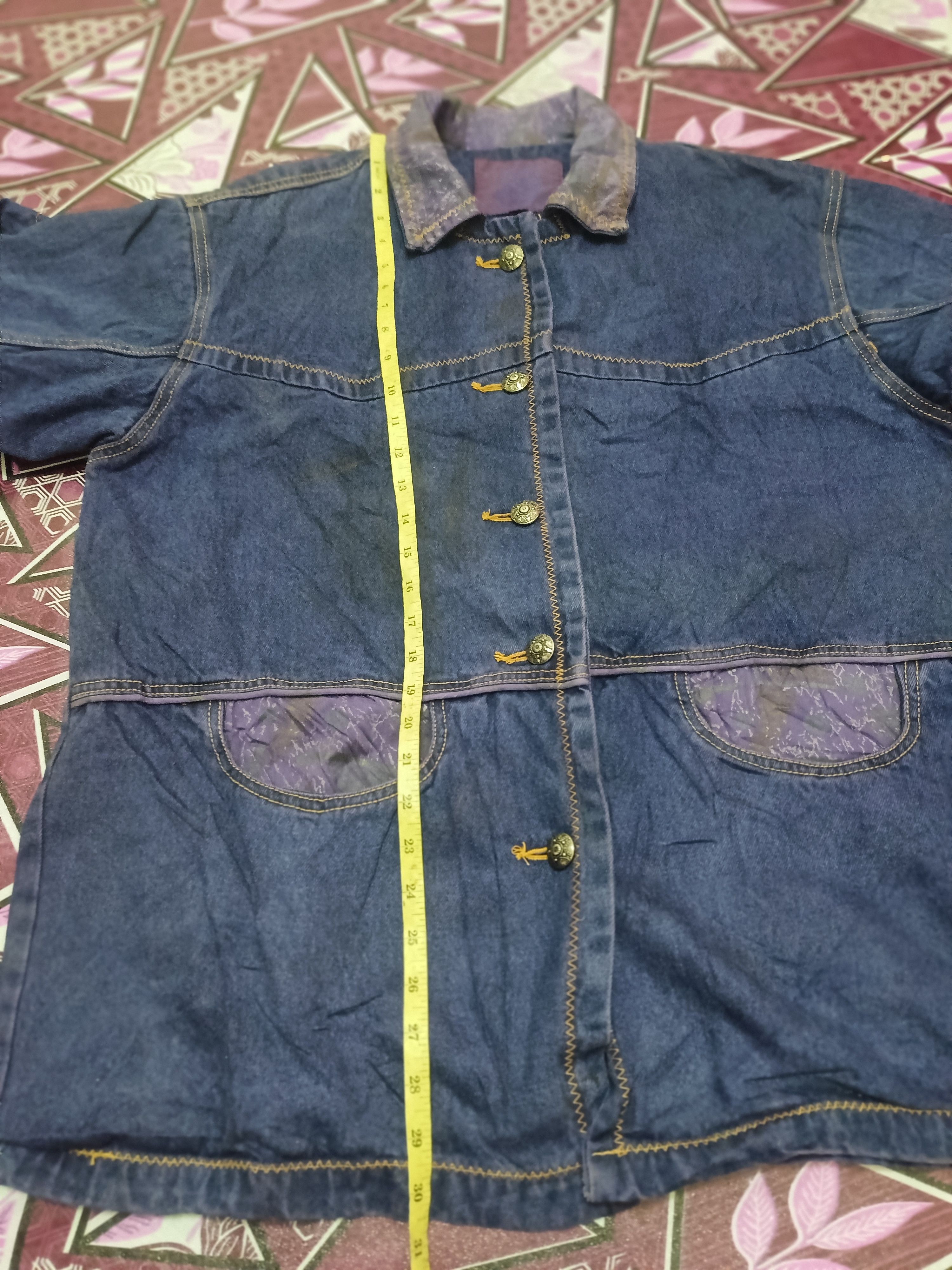 Issey Miyake 🔥VINTAGE Rare design ISSEY MIYAKE MEN DENIM JACKET Size US XL / EU 56 / 4 - 19 Thumbnail