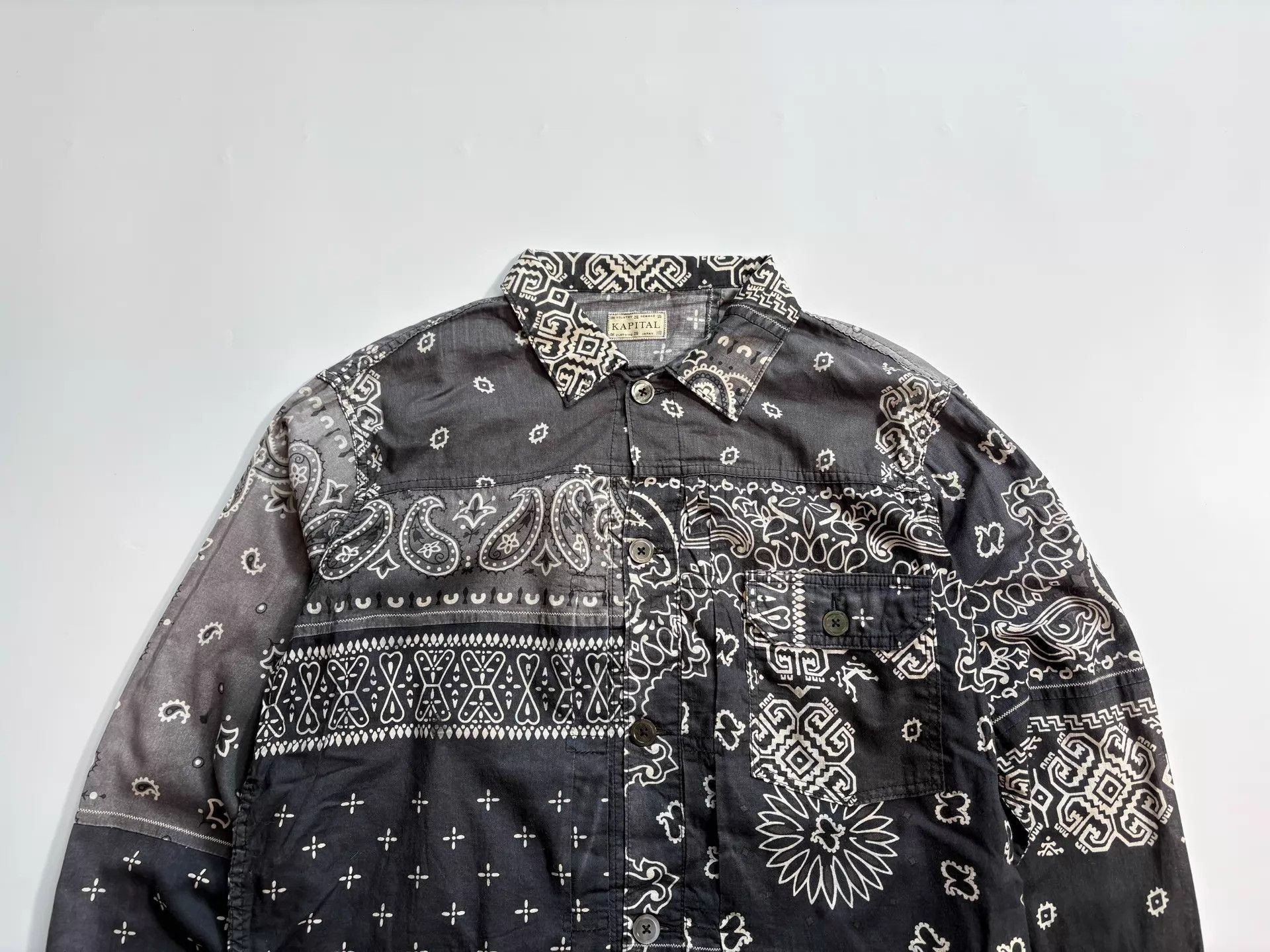 Kapital KAPITAL Original Cashew Flower Distressed Jacket Size US M / EU 48-50 / 2 - 2 Thumbnail