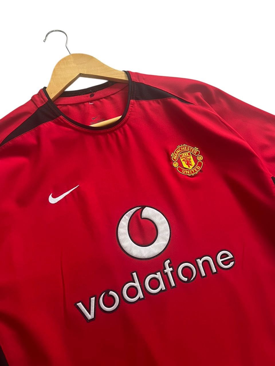 David Beckham Vintage Manchester United 2002/2004 Home Jersey Player Issue Size US L / EU 52-54 / 3 - 4 Thumbnail