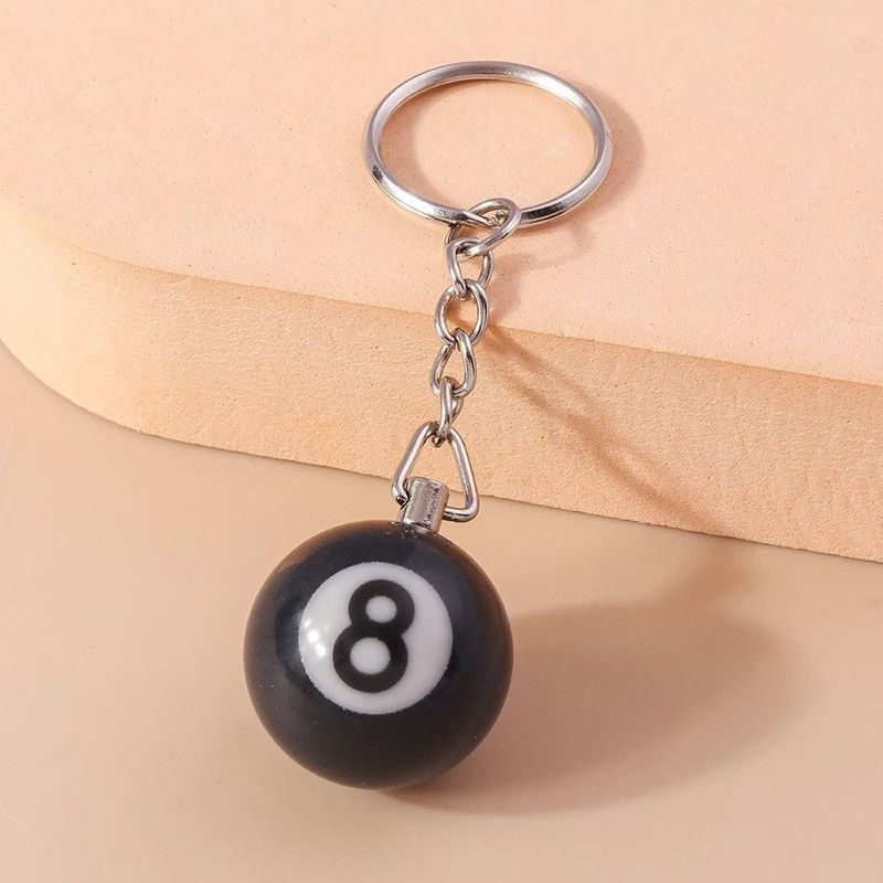 Jewelry Billiards 🎱 pool keychain Size ONE SIZE - 1 Thumbnail