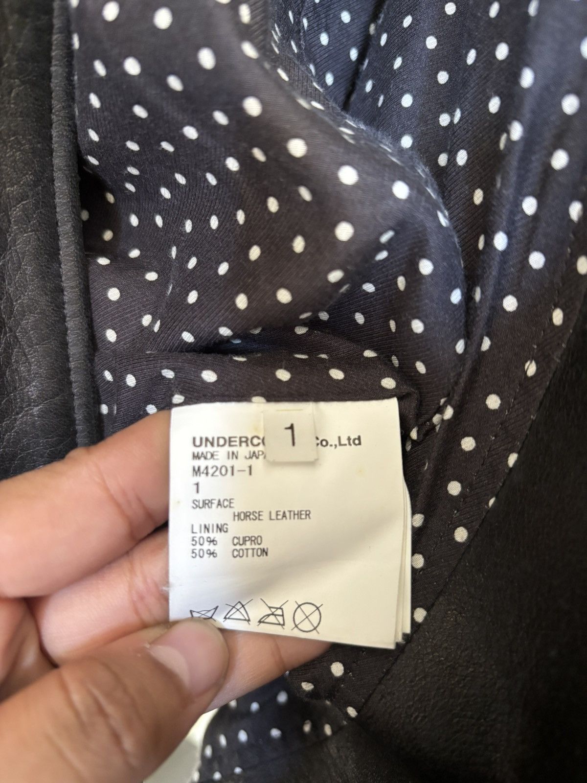 Undercover Undercover - SS14 Psychocandy Moto Horse Leather Size US XS / EU 42 / 0 - 9 Thumbnail