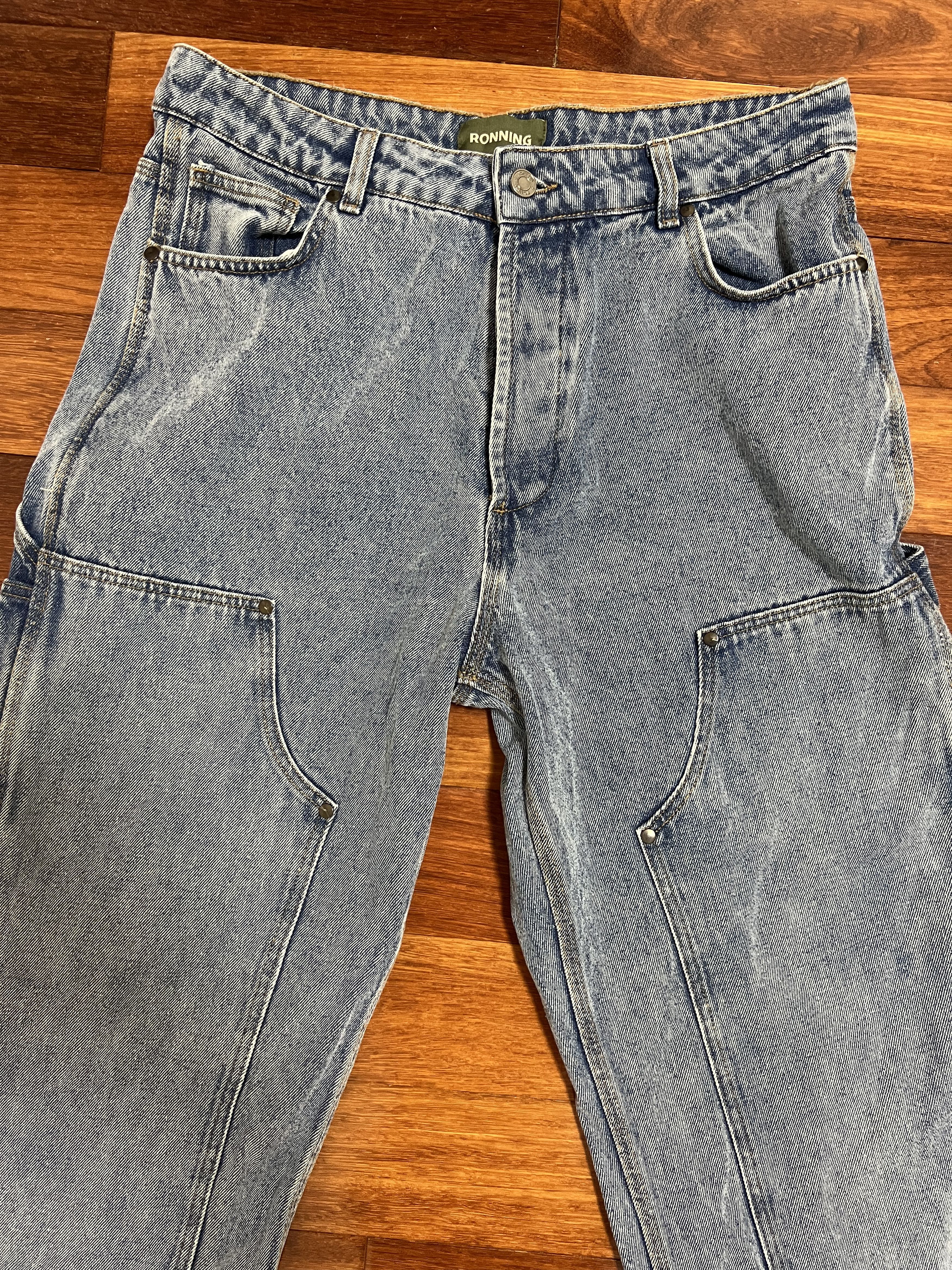 Ronning 💚 Ronning Carpenter Jeans Blue Denim NEW Size US 34 / EU 50 - 6 Thumbnail