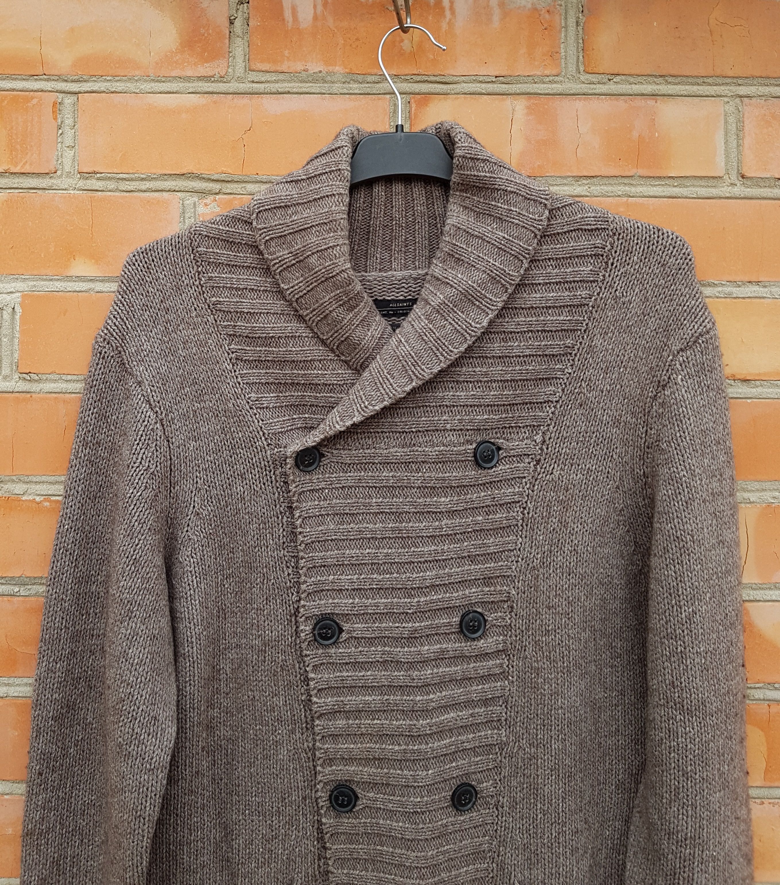 Allsaints AllSaints Mooch Cardigan knit with yak fiber sweater Shawl Size US S / EU 44-46 / 1 - 2 Thumbnail