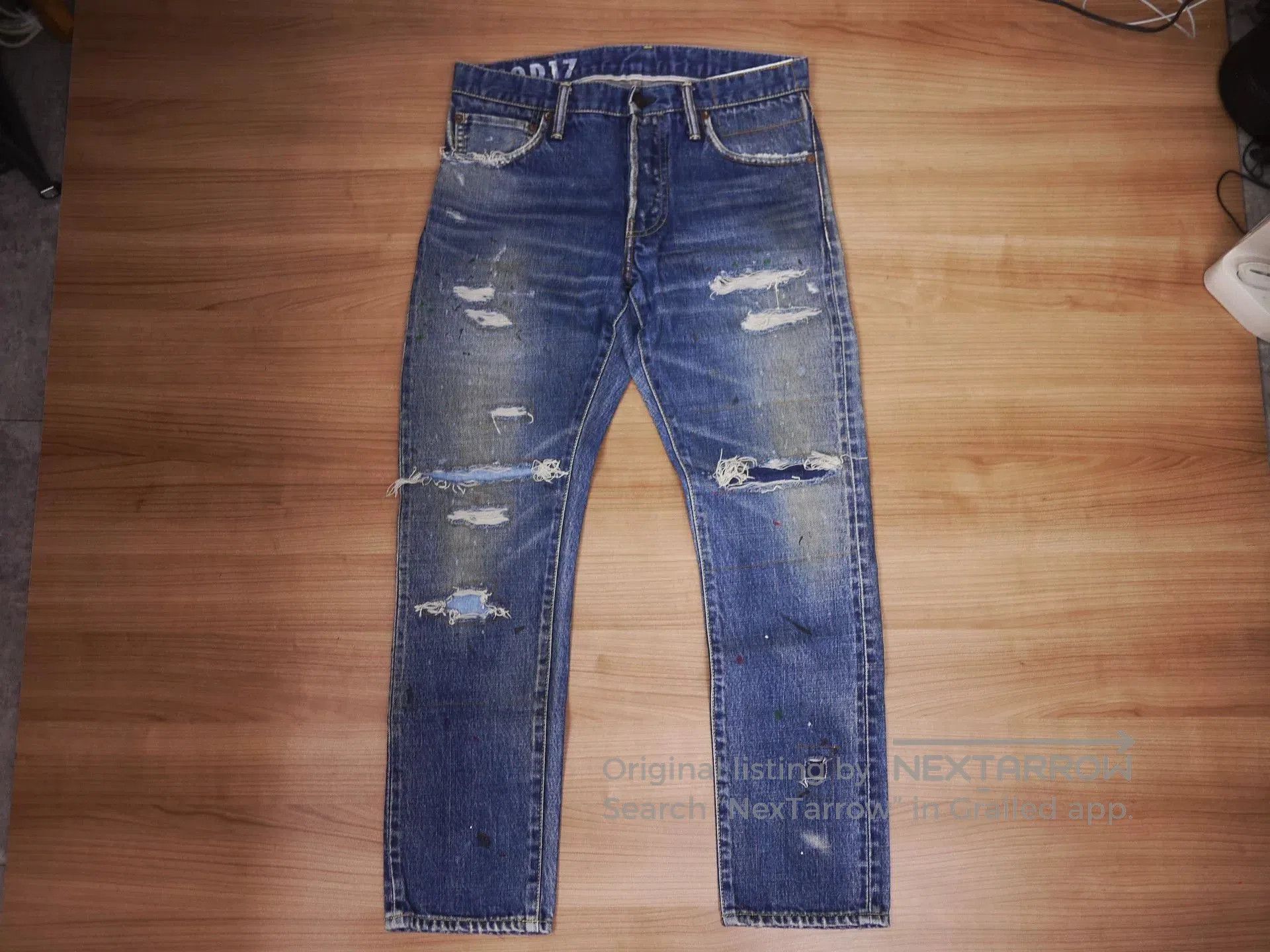Visvim visvim social sculpture distressed denim pants. Size US 32 / EU 48 - 1 Thumbnail