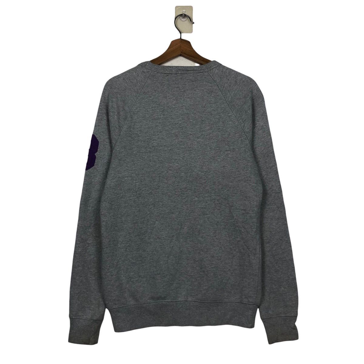 Japanese Brand 📌Rich Grey Vintage Sweatshirt Dalston Big Logo Spell Out Size US S / EU 44-46 / 1 - 9 Thumbnail