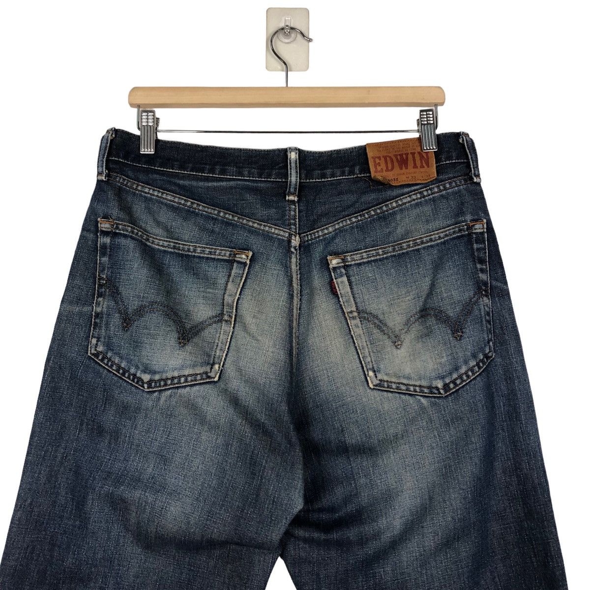 Edwin 🔥Vintage Edwin 503 Denim Jeans Flare Issey Miyake Size US 32 / EU 48 - 9 Thumbnail
