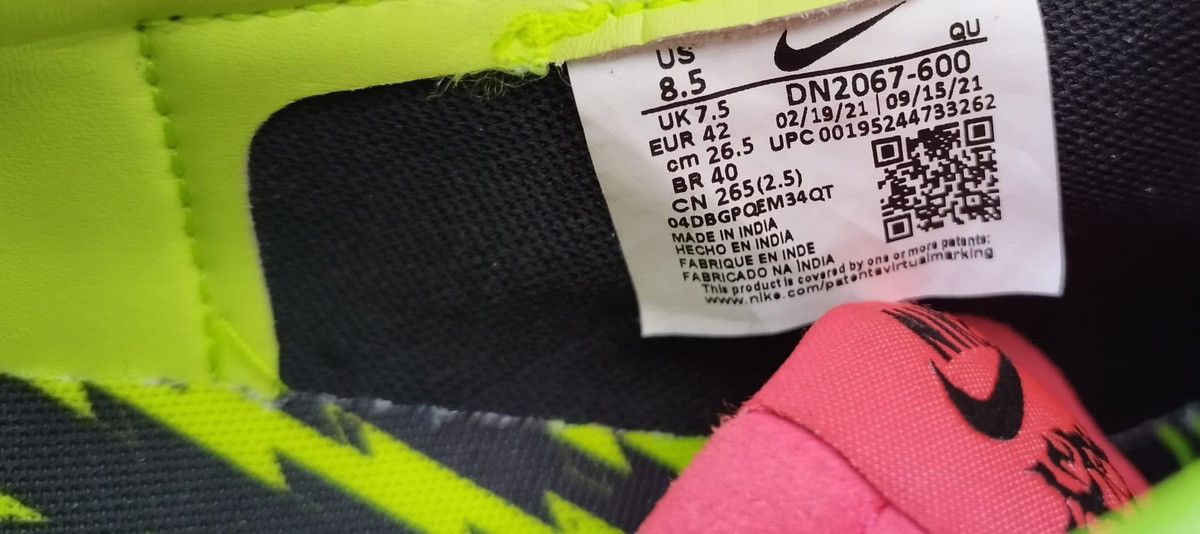 Nike Shoes Nike Blazer Low Acronym Night Maroon Size US 8.5 / EU 41-42 - 10 Thumbnail