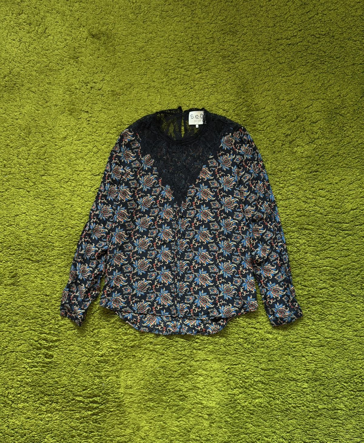 Designer × Sea New York Sea New York oldmoney style 100% silk coloured blouse Size M / US 6-8 / IT 42-44 - 1 Thumbnail