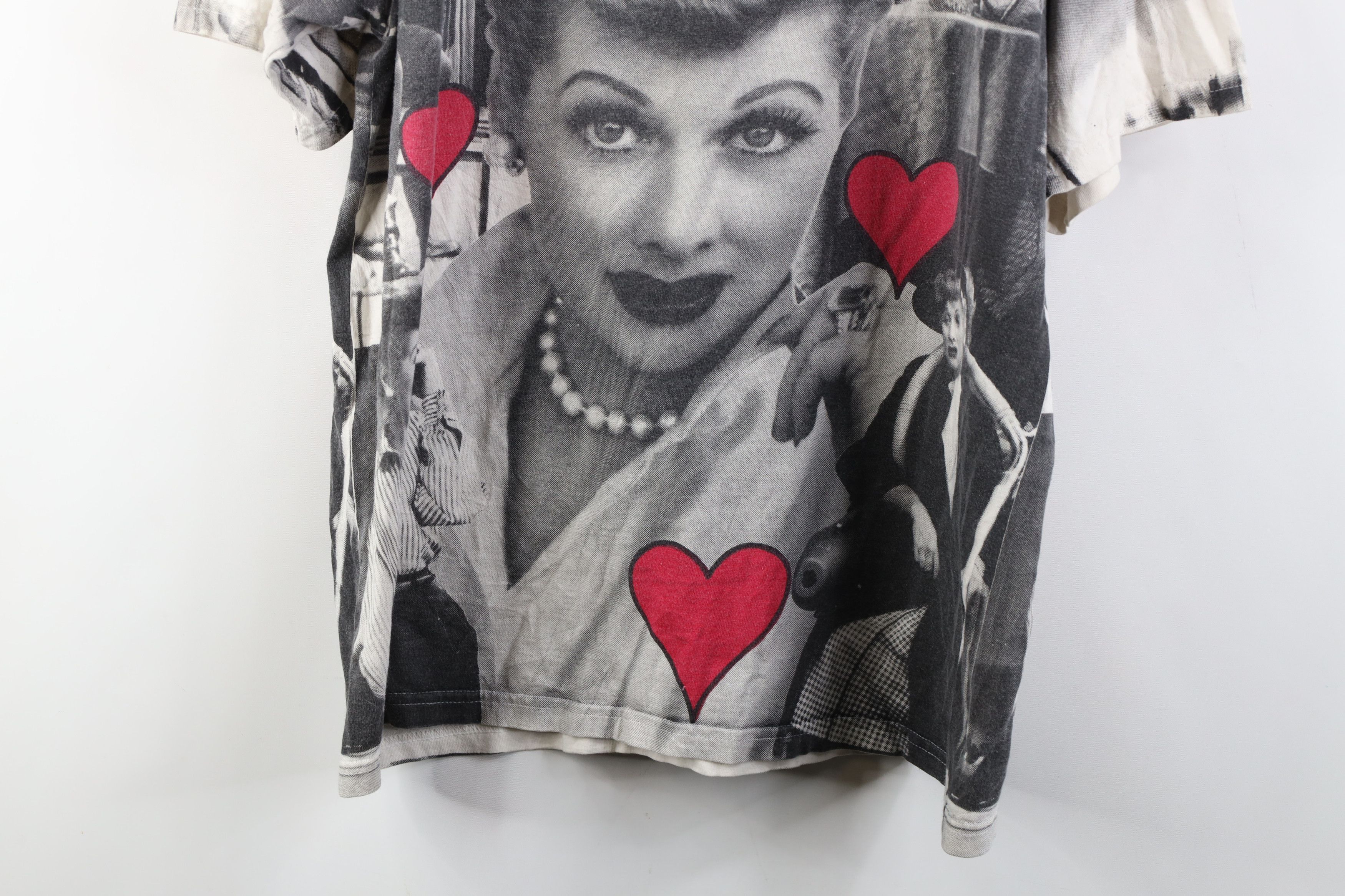 Vintage Vintage 90s I Love Lucy All Over Print Short Sleeve T-Shirt Size US L / EU 52-54 / 3 - 13 Thumbnail