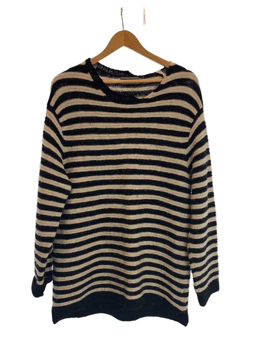 Yohji Yamamoto yohji yamamoto POUR HOMME BORDER ASYMME ROUND NECK Size US L / EU 52-54 / 3 - 1 Thumbnail