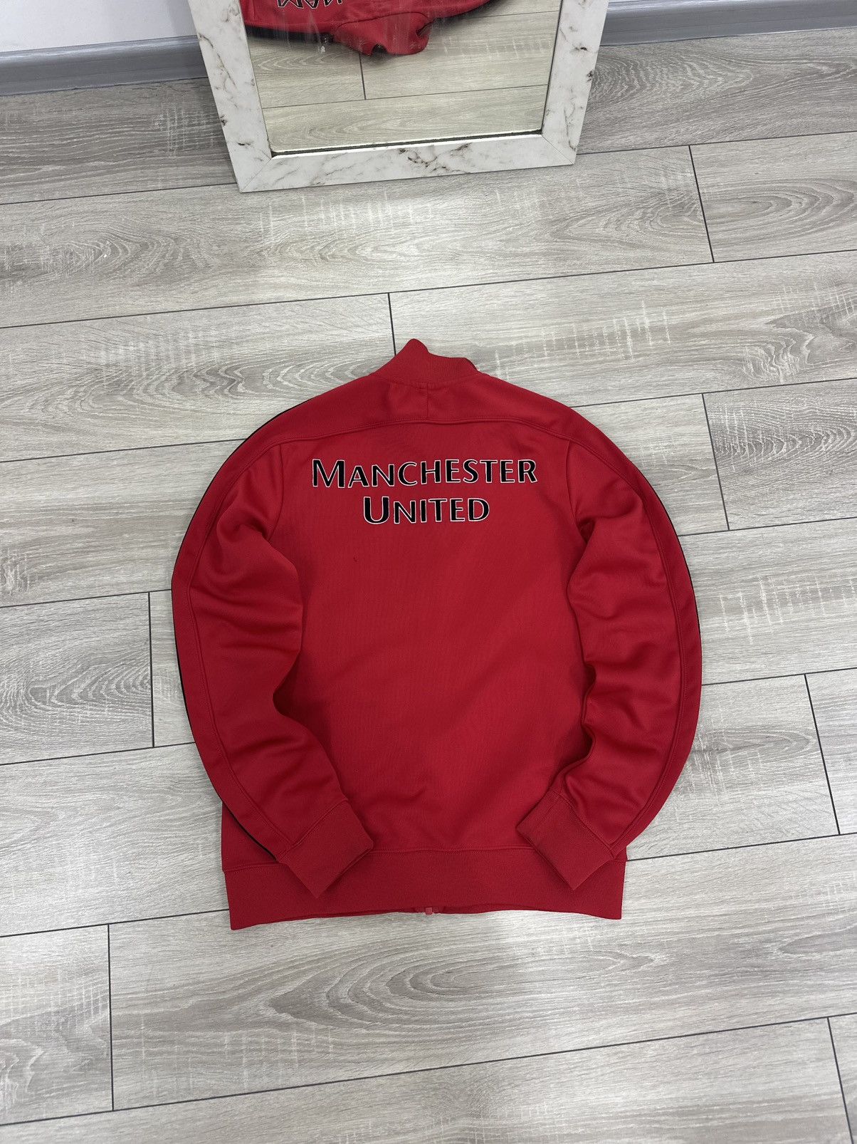Nike Nike Manchester United Vintage Track Jacket Zip Up Soccer Size US M / EU 48-50 / 2 - 5 Thumbnail