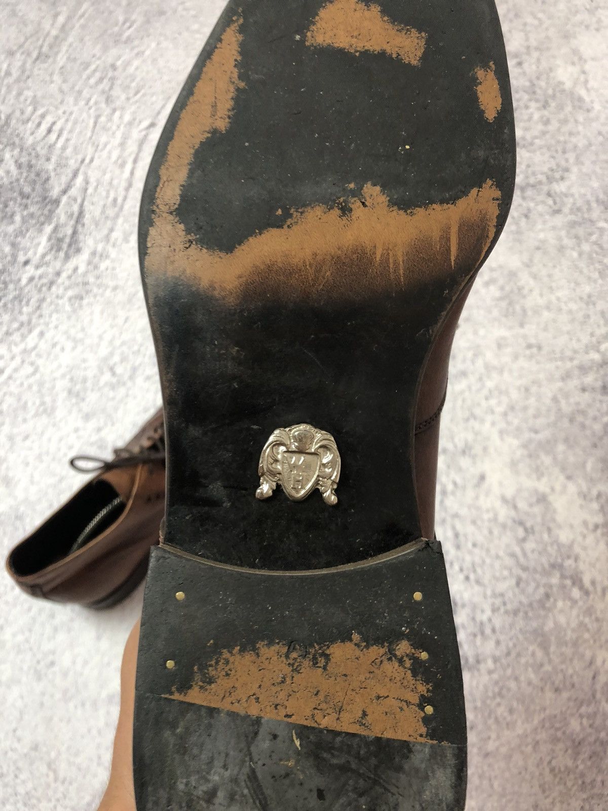 Japanese Brand × Vintage Vintage Leather men's shoes y2k size 41 usa casual Size US 9 / EU 42 - 13 Thumbnail