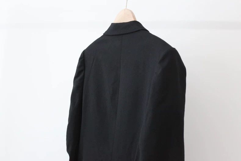 Yohji Yamamoto Yohji Yamamoto 2007 AW Leather Wool Gabardine Jacket 2506-N Size US M / EU 48-50 / 2 - 6 Thumbnail