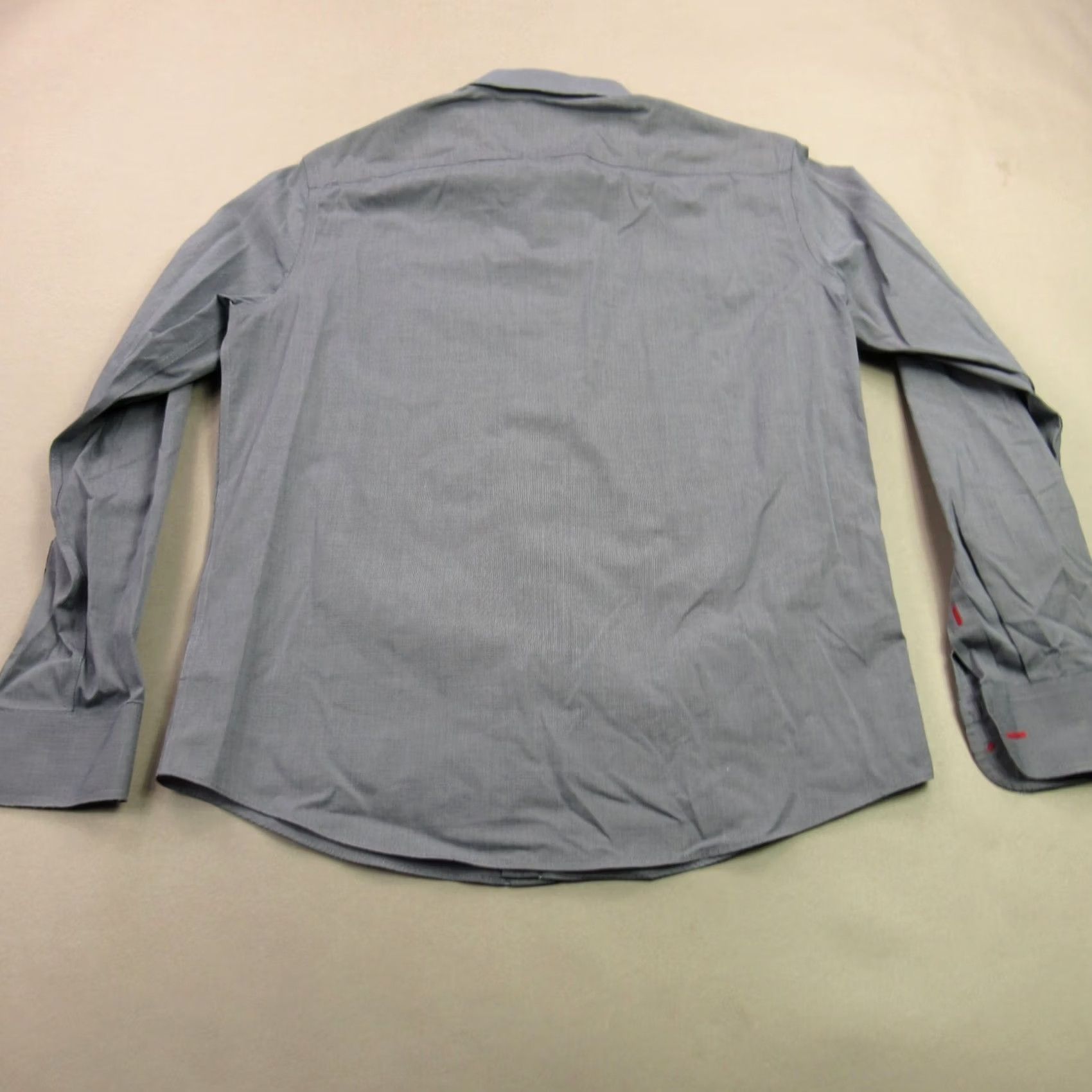 UNTUCKit UNTUCKit Shirt Mens Large Long Sleeve Button Front Casual Gray Lightweight Size US L / EU 52-54 / 3 - 5 Thumbnail