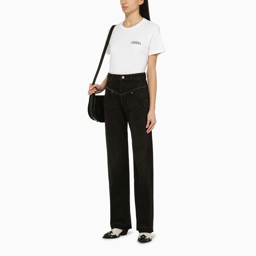 Isabel Marant o1d2blof0824 Denim Jeans in Black Size 27" / US 4 / IT 40 - 2 Thumbnail