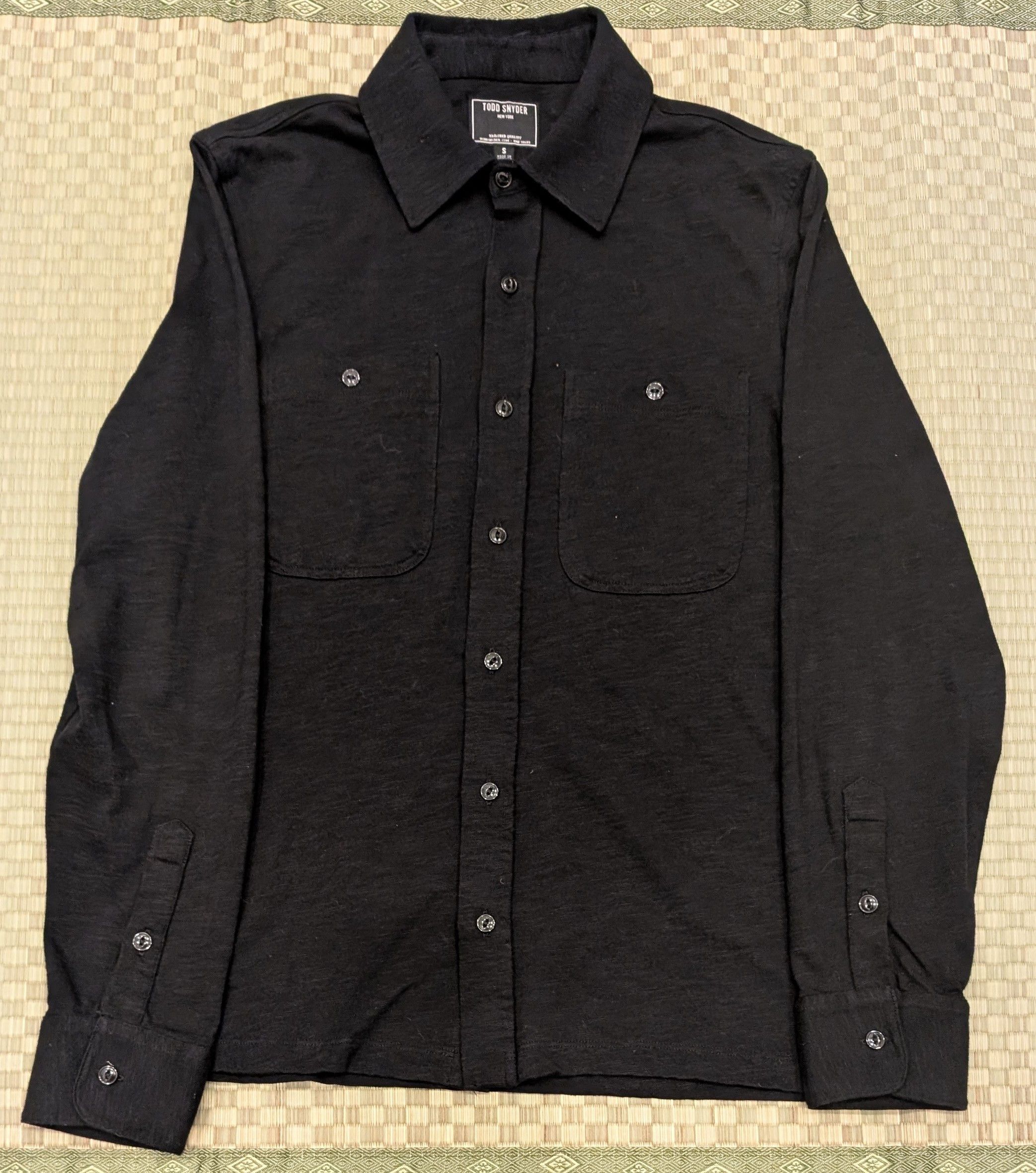 Todd Snyder Todd Snyder Slub Cotton Button Up Shirt Made in Portugal Size US S / EU 44-46 / 1 - 1 Thumbnail