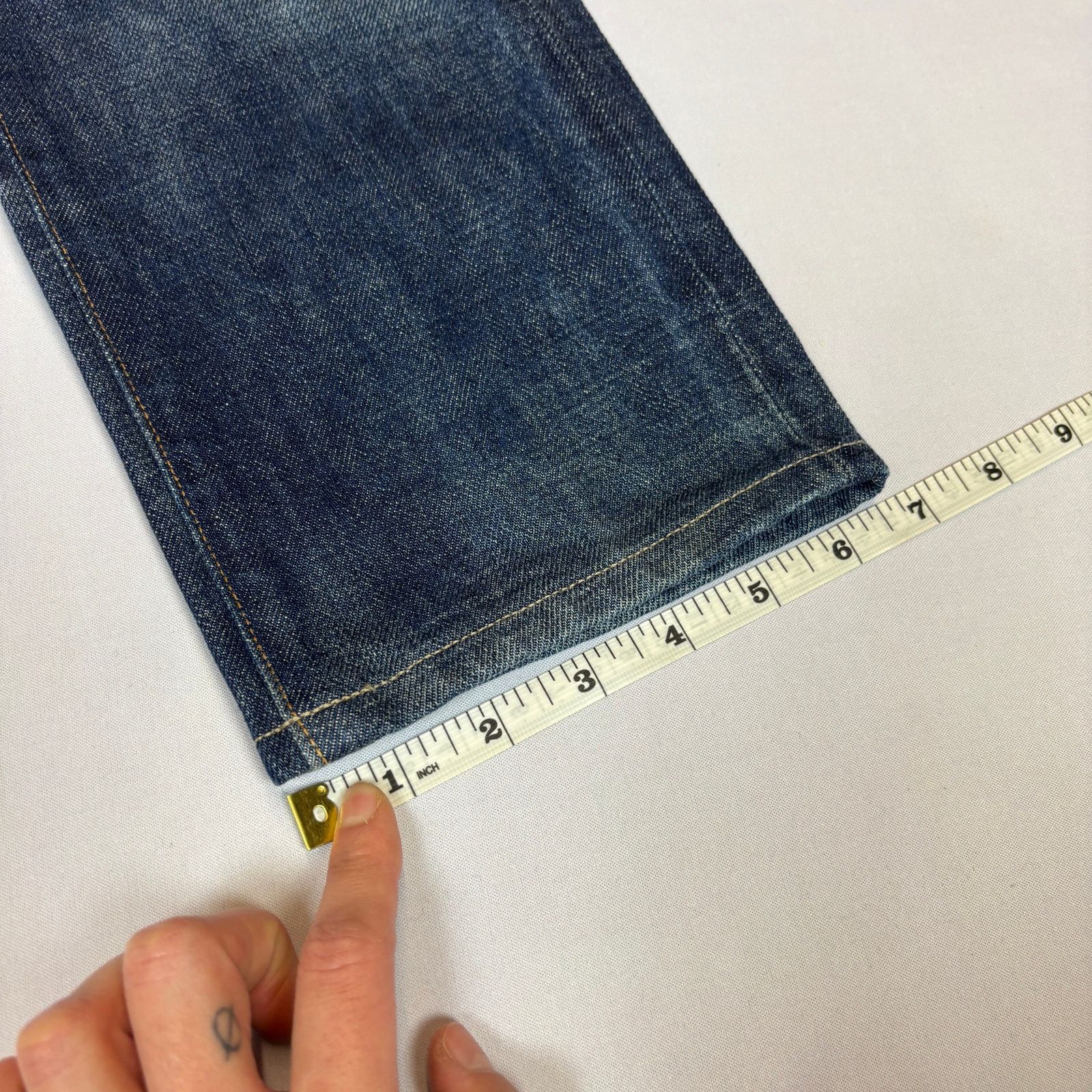 Fabric Brand & Co. Fabric Brand & Co Selvedge Denim Straight Leg Jeans 31x29 Size US 31 - 14 Thumbnail