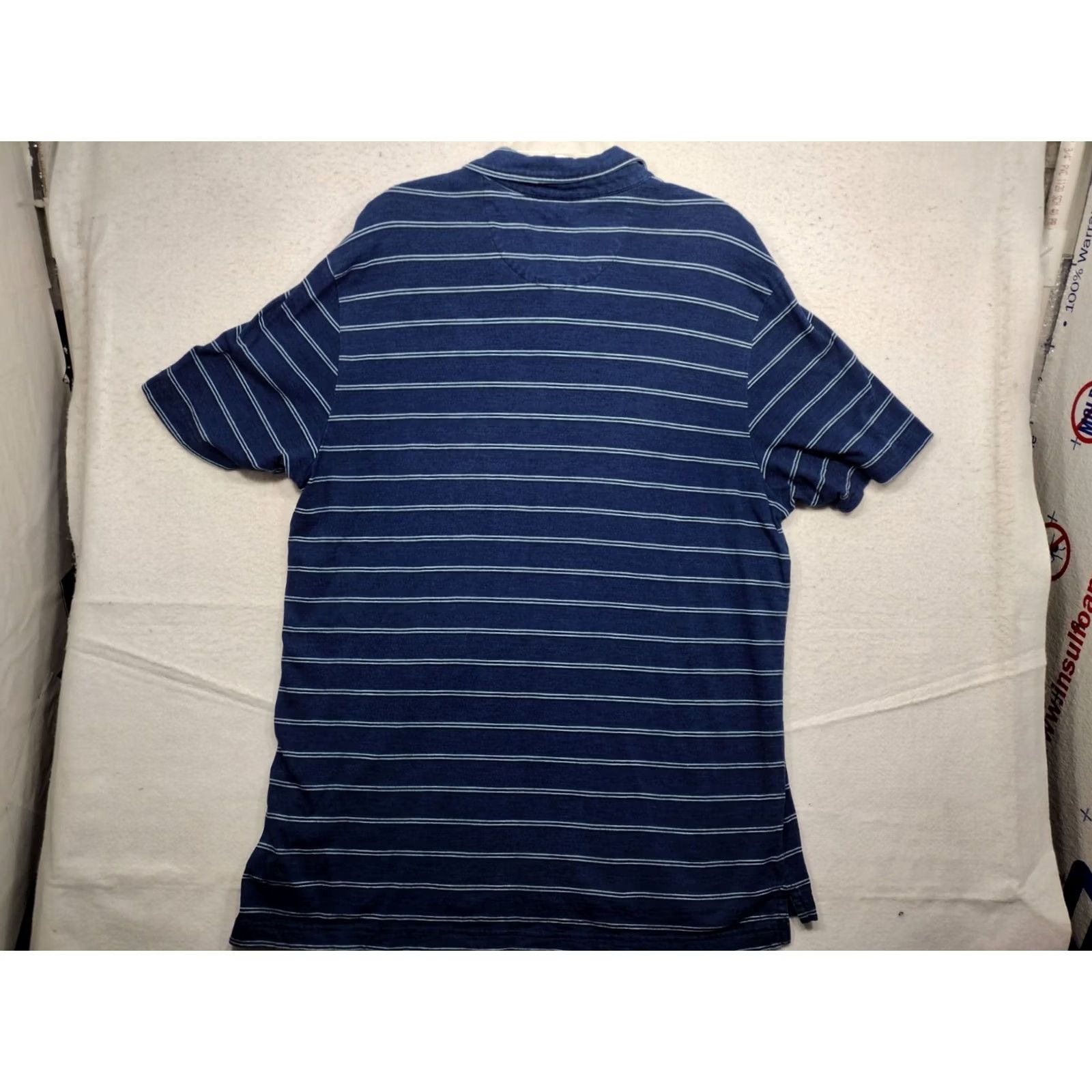 Peter Millar Peter Millar Polo Shirt Mens L Blue Striped Golf Casual Polo Size US L / EU 52-54 / 3 - 6 Thumbnail