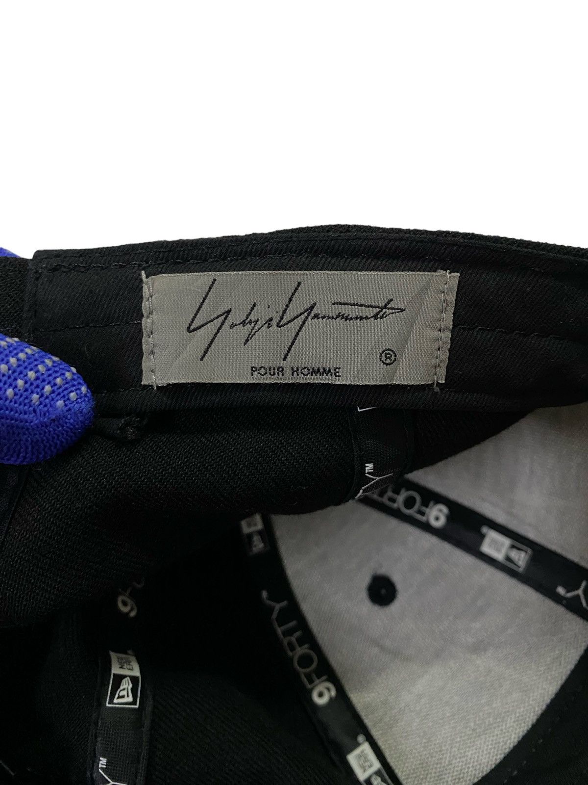 New Era × Yohji Yamamoto Yohji Yamamoto X New Era Logo 9Forty Cap Size ONE SIZE - 10 Thumbnail