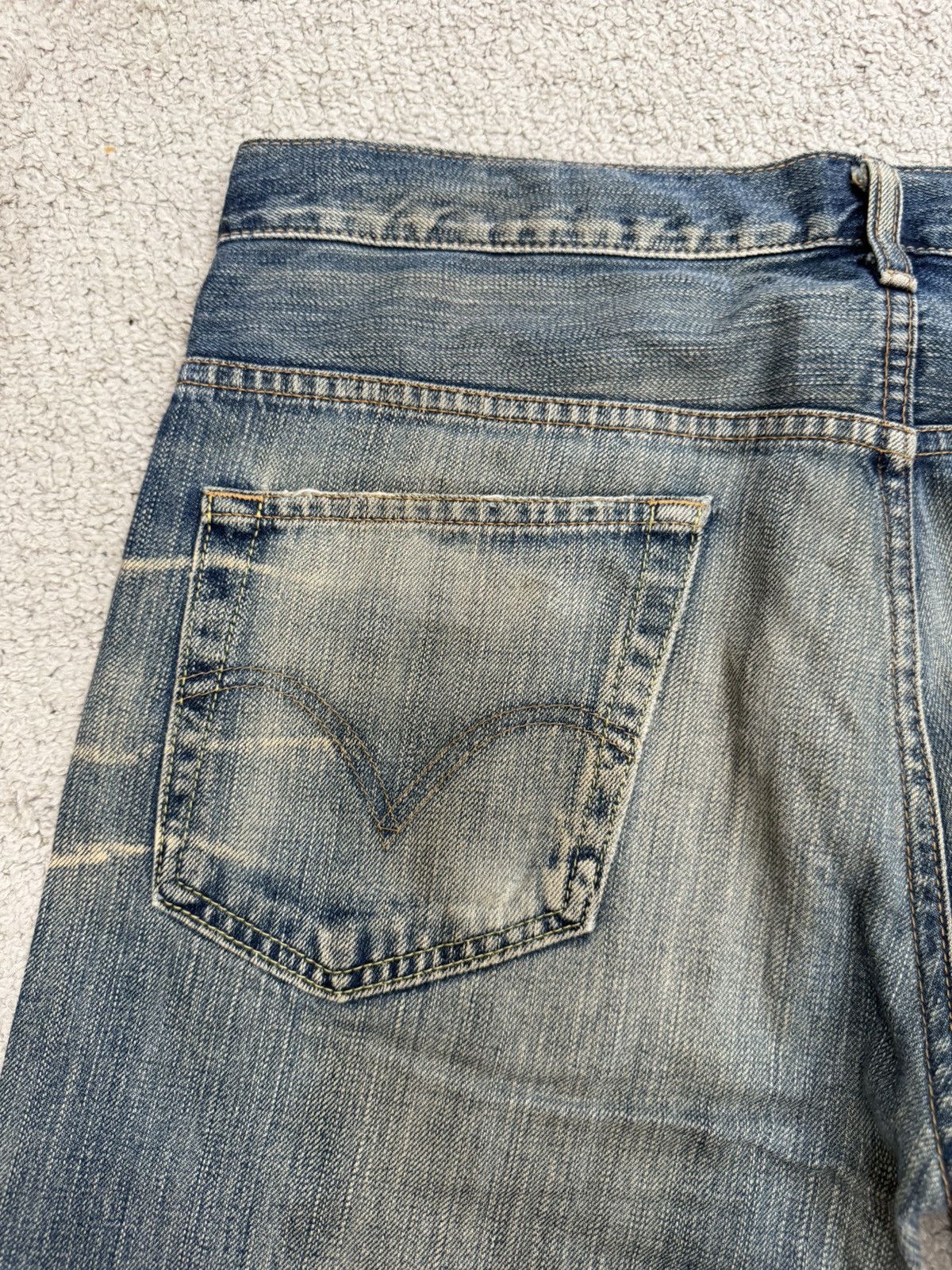 Levi's Best Buy‼️ Vintage 90's Levis 505 Thrashed Selvedge Denim Size US 34 / EU 50 - 18 Thumbnail