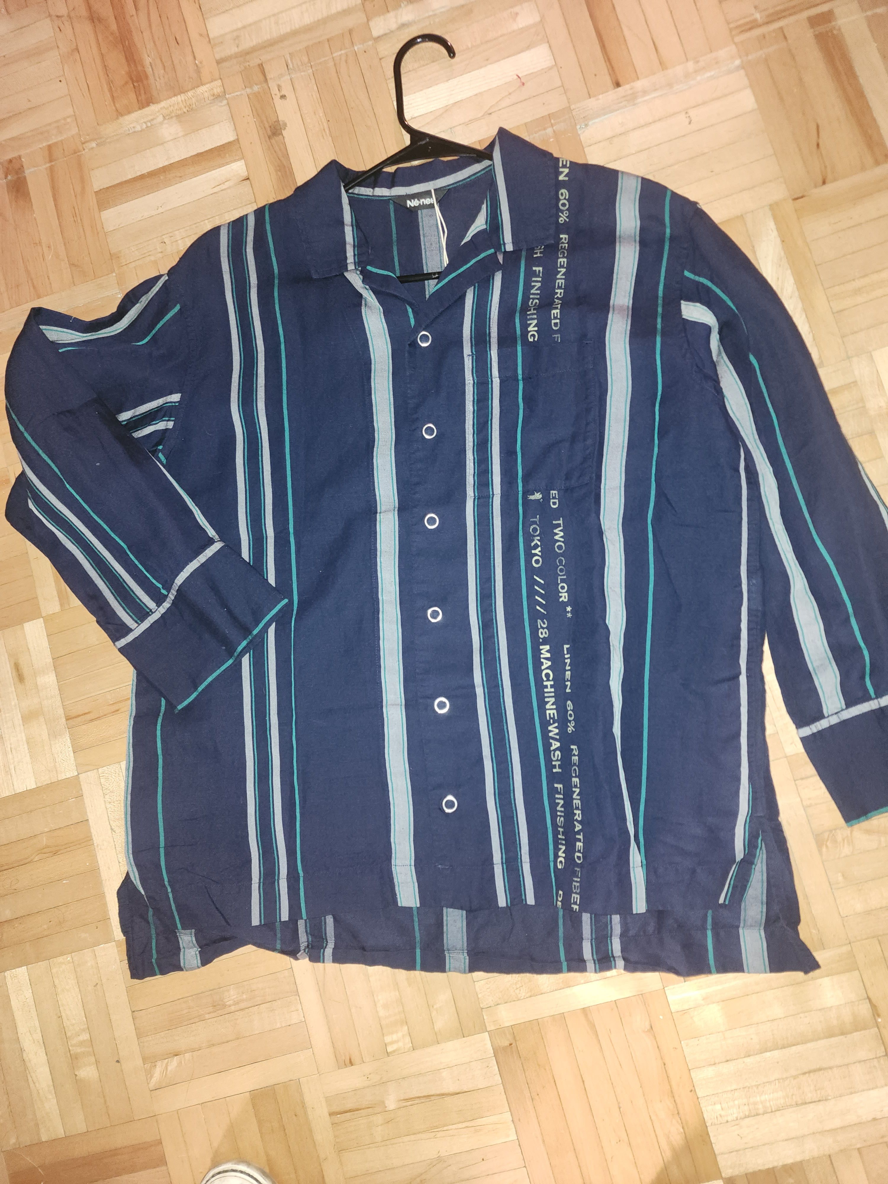 Issey Miyake ISSEY MIYAKE X NE NET LINEN SHIRT CH 42" Size US M / EU 48-50 / 2 - 1 Thumbnail