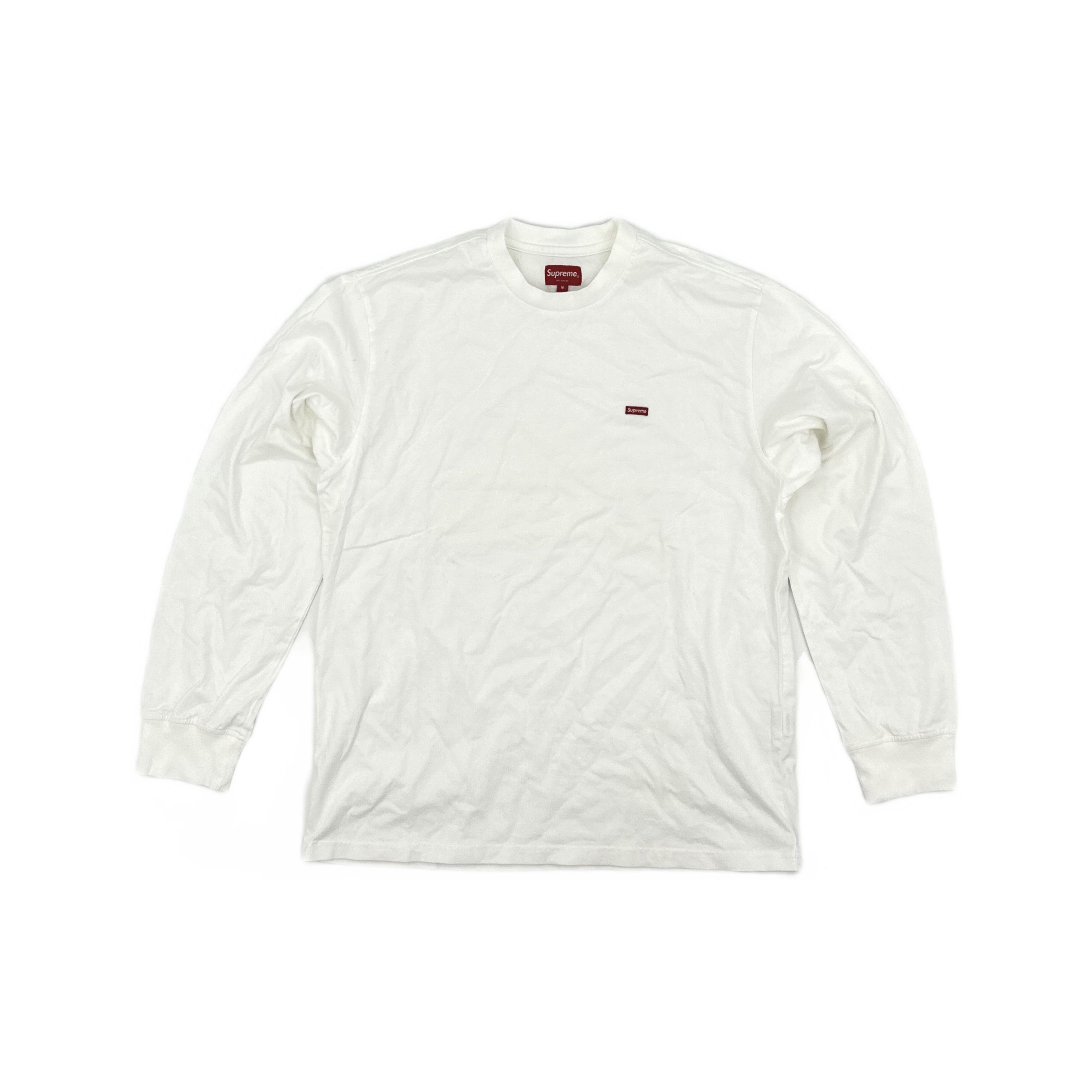 Supreme Supreme Box Logo L/S Long sleeve Tee White Size M | Grailed