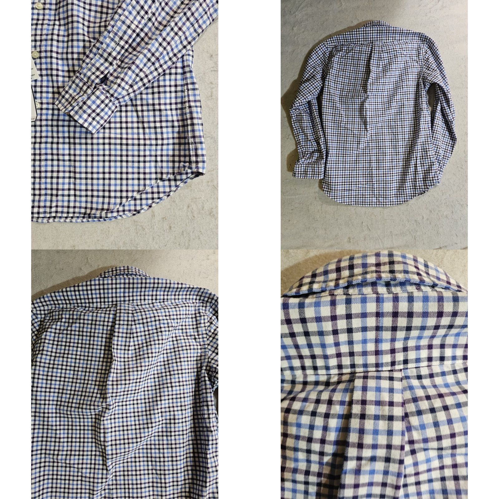 Ralph Lauren Ralph Lauren NWTs Classic Oxford Button-up Shirt Blue Purple Check Mens Sm Size US S / EU 44-46 / 1 - 8 Thumbnail