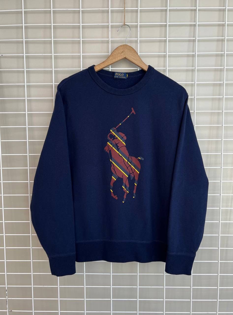 Polo Ralph Lauren Polo Ralph Lauren Big Pony Fleece Sweatshirt Mens Size M Size US M / EU 48-50 / 2 - 1 Thumbnail