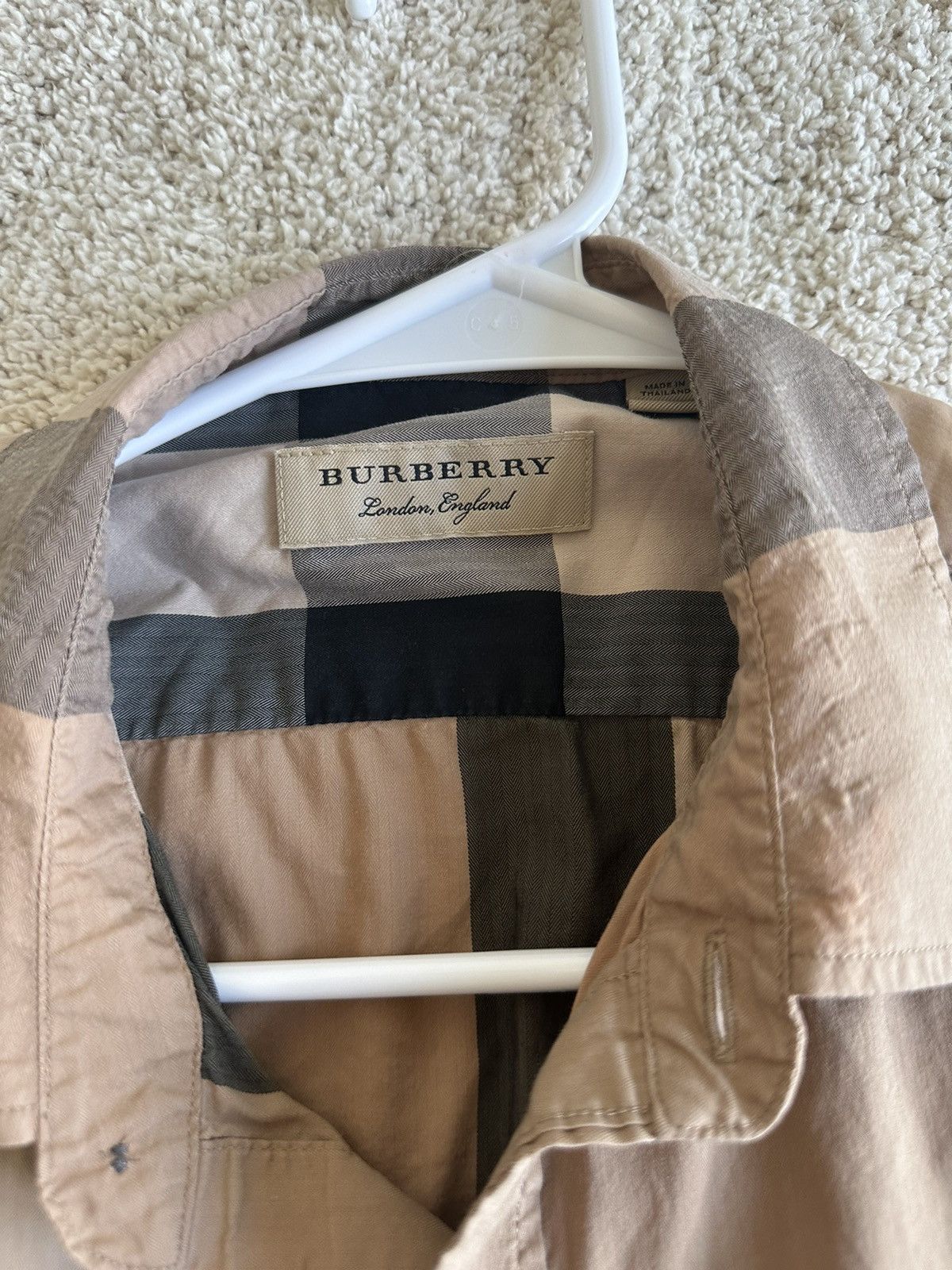 Burberry Burberry Plaid Short Sleeve Button Up Size US M / EU 48-50 / 2 - 4 Thumbnail