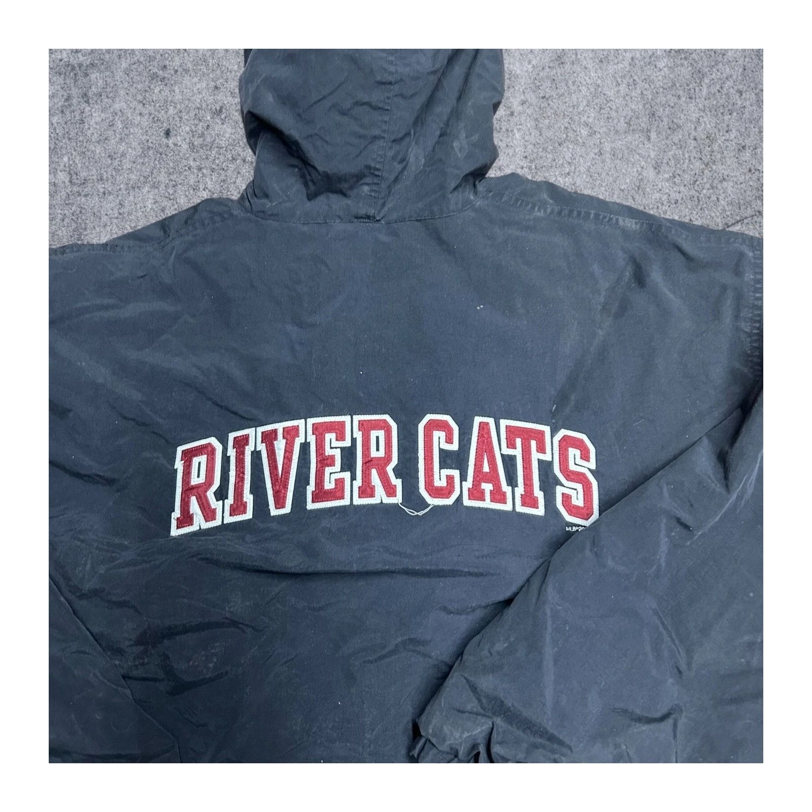 Vintage Sacramento River Cat Baseball MLB Jacket Gear Black Preloved Size US XXL / EU 58 / 5 - 7 Thumbnail
