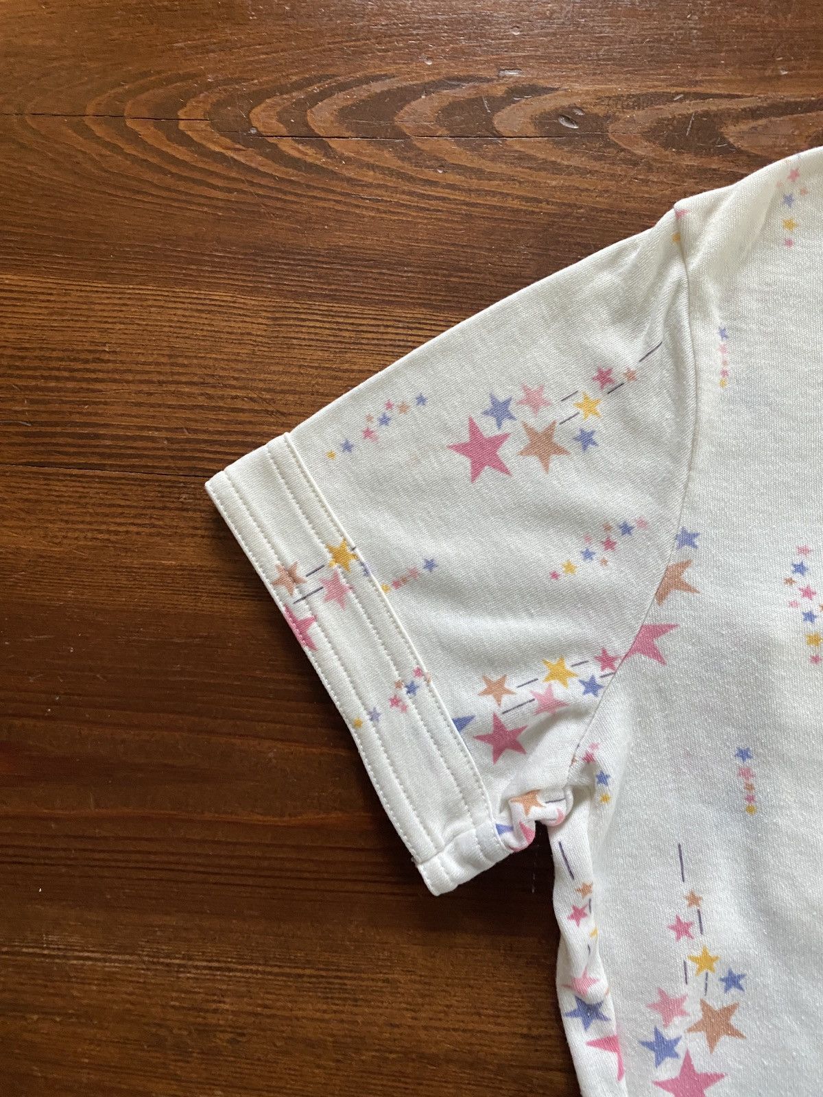 Retrofit Vintage 70’s Sears Stars All Over Short Sleeve Pocket Polo Size US S / EU 44-46 / 1 - 16 Thumbnail