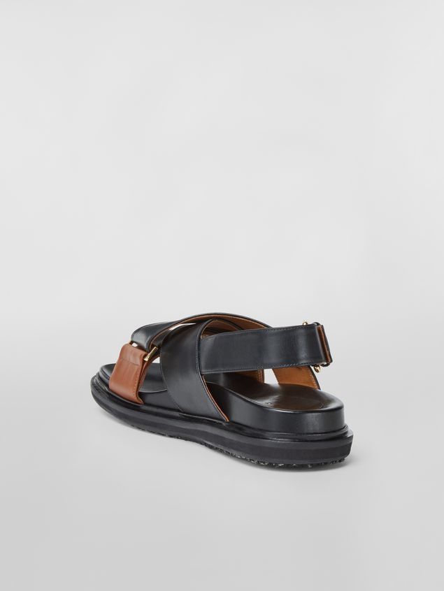 Marni o1f1d3z0825 Criss Cross Sandals in Black Size US 8 / IT 38 - 3 Thumbnail