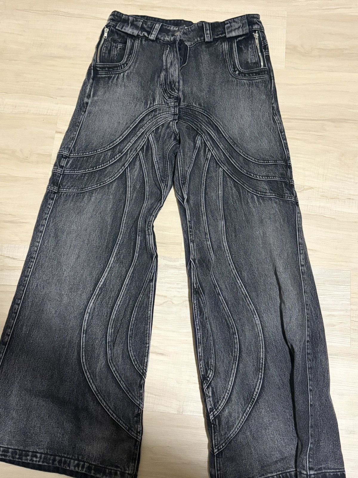 No Faith Studios No/faith studios black heavy cargo | Grailed
