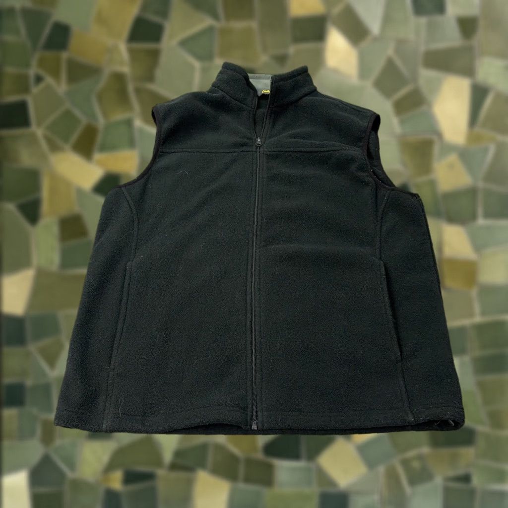 Vintage Cabela's Vest Mens Large Black Fleece Full Zip Outdoor Hunting Layer Casual Size US L / EU 52-54 / 3 - 1 Thumbnail