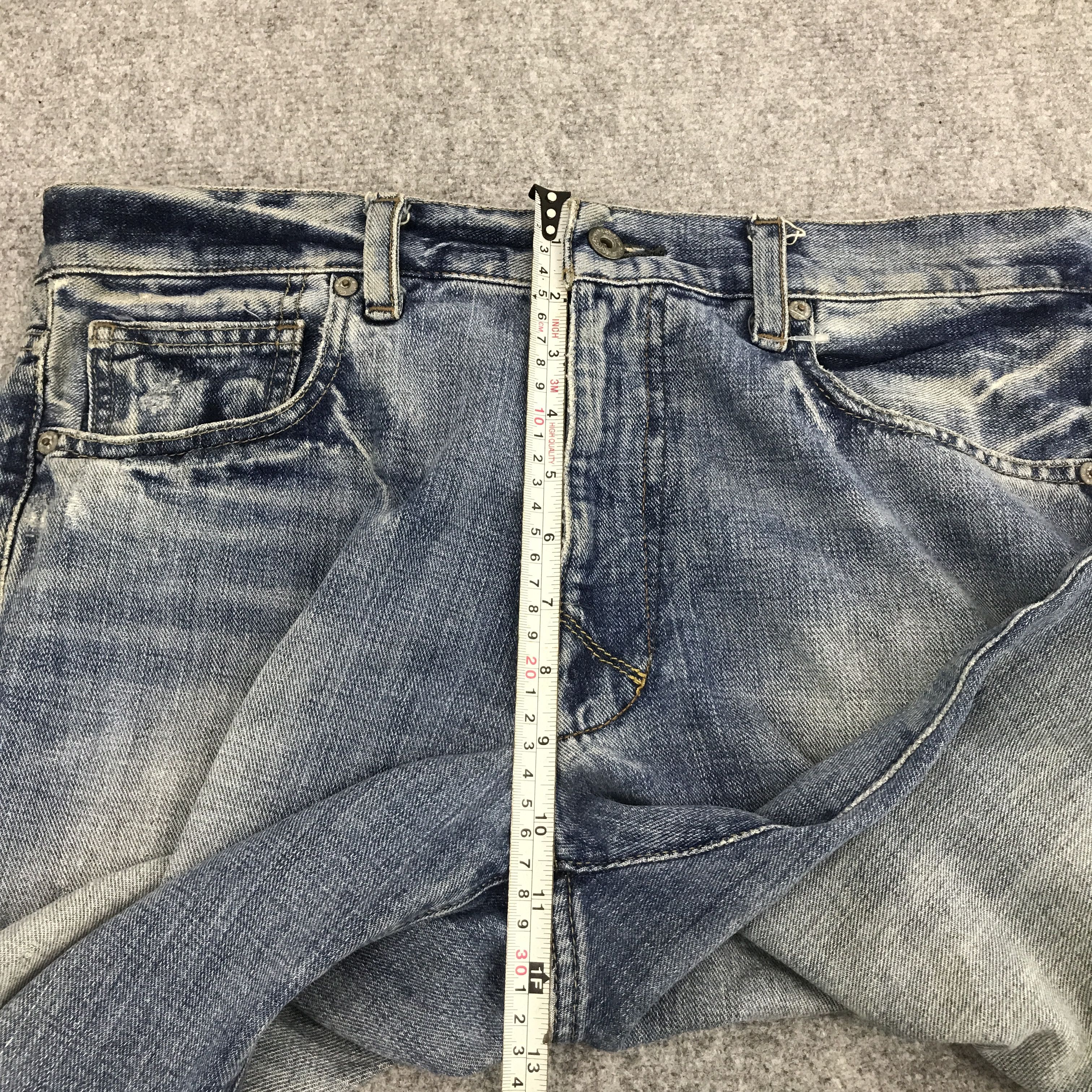 Polo Ralph Lauren BAGGY POLO RALPH LAUREN FADED DENIM JEANS PANTS Size US 33 - 10 Thumbnail