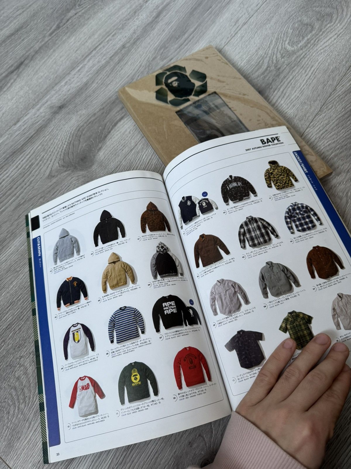 Bape Bape magasine Autumn / Winter 2007 collection stickers + bag Size ONE SIZE - 4 Thumbnail