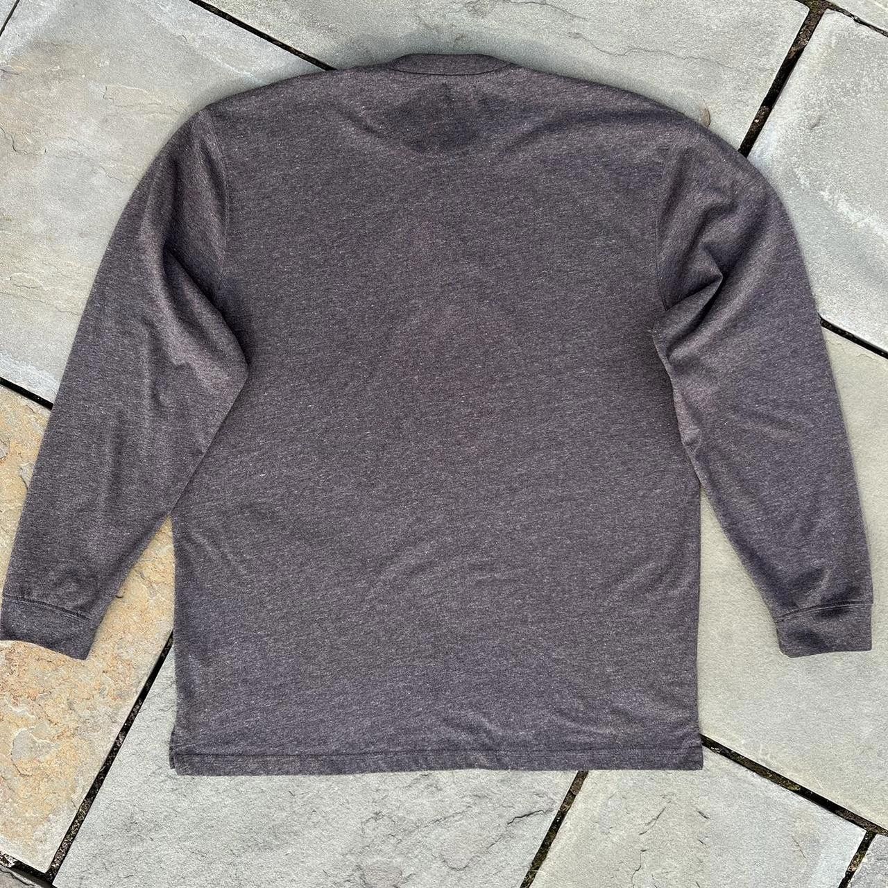 Other Y2K Brown Heather Henley Size US L / EU 52-54 / 3 - 2 Thumbnail