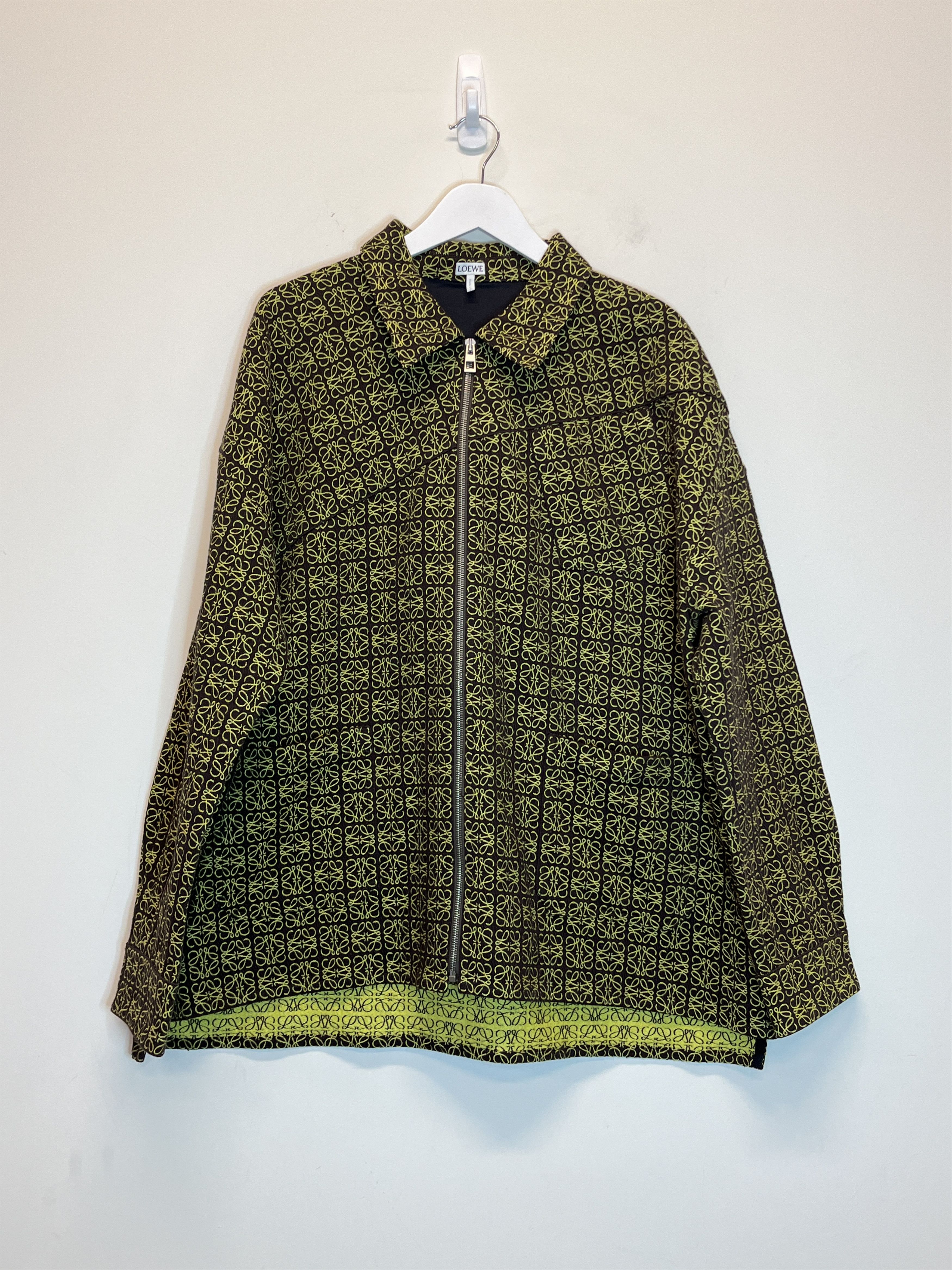 Loewe Loewe Monogram Anagram Jacquard Zip Up Jacket Size US XXL / EU 58 / 5 - 1 Thumbnail