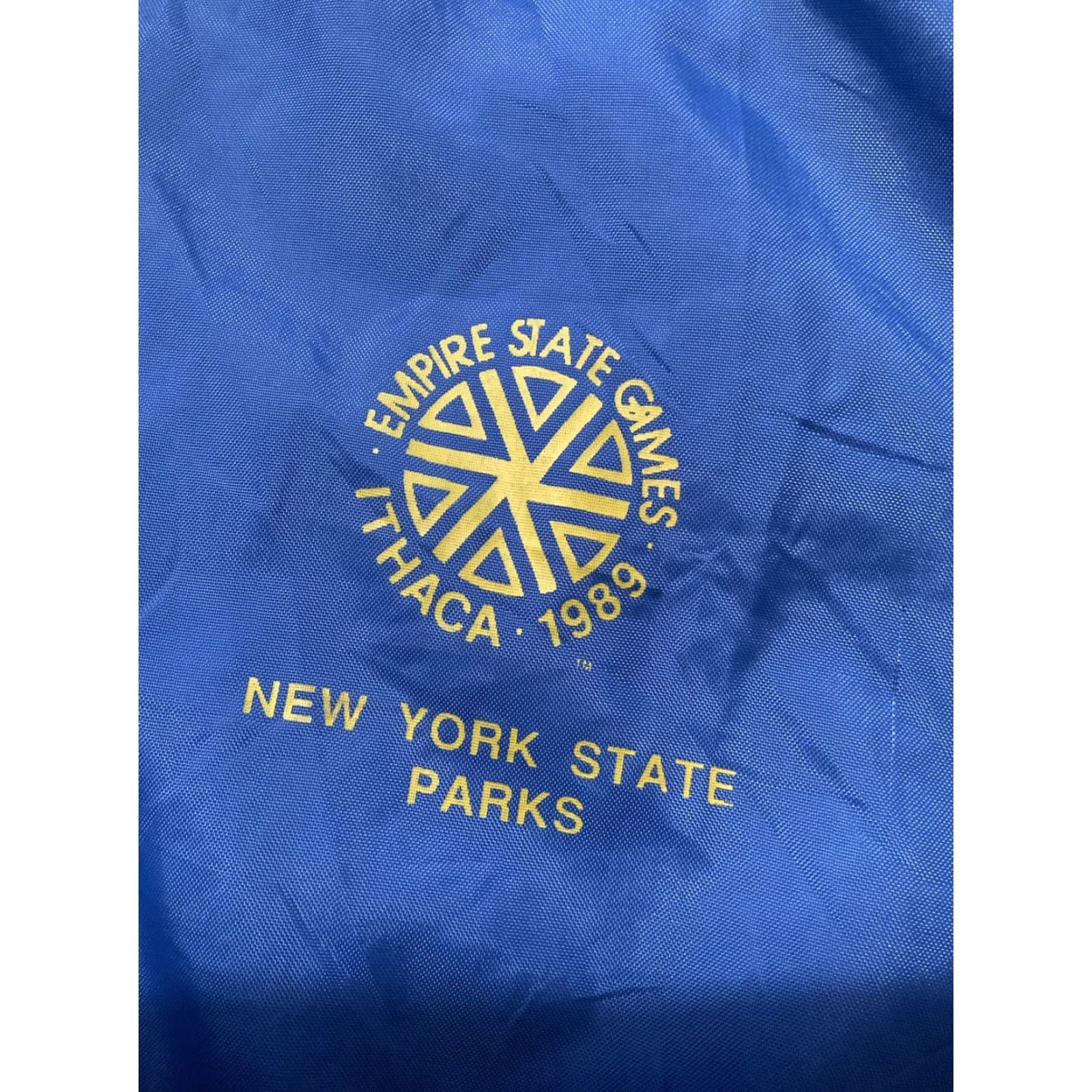 Vintage VINTAGE Duralux Windbreaker 1989 Empire State Games Ithaca New York State Parks NY Blue L Mens/Adults Jackets? Size US L / EU 52-54 / 3 - 2 Thumbnail