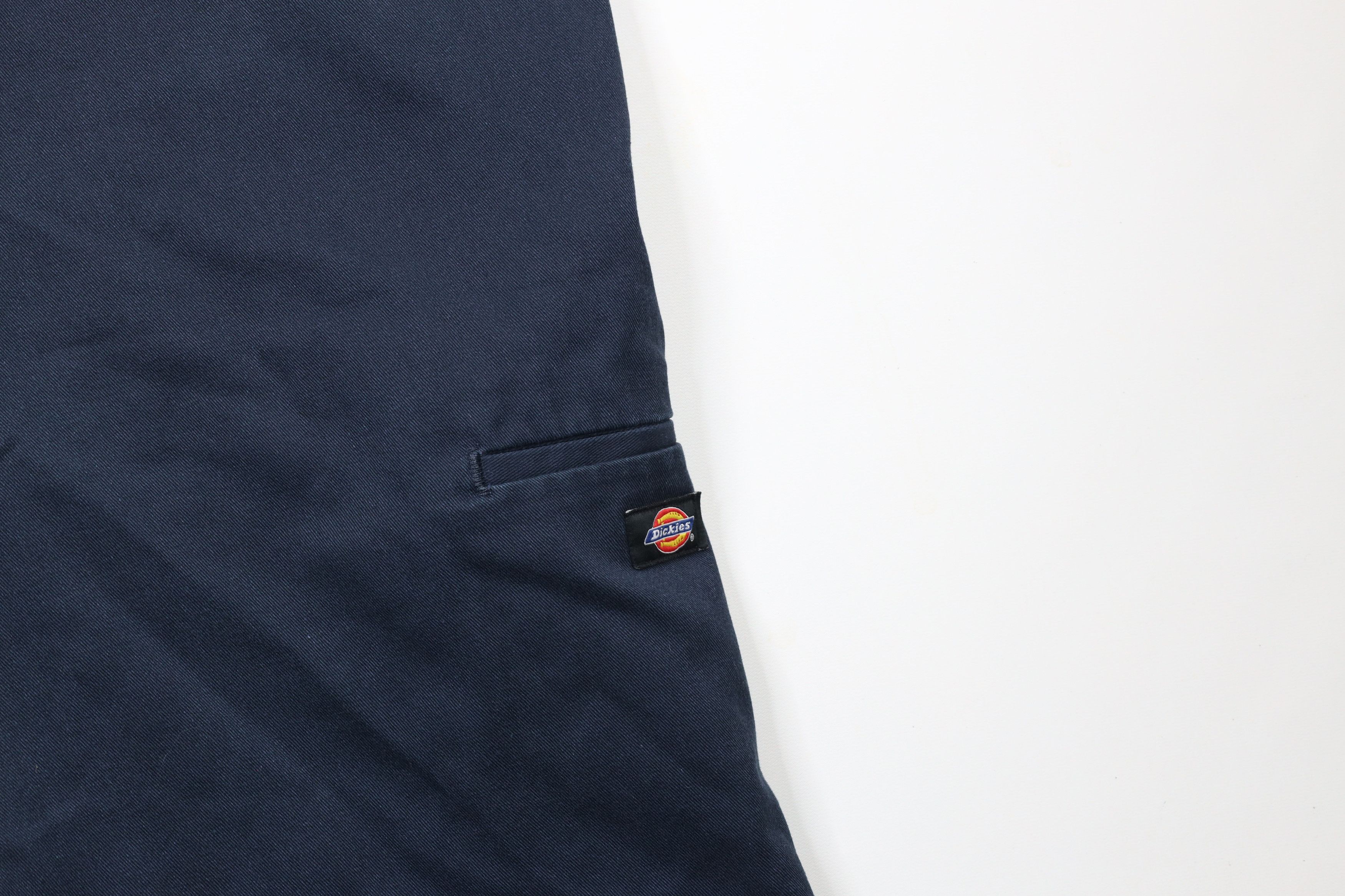 Dickies × Vintage Vintage Dickies Spell Out Workwear Mechanic Shorts Navy Blue Size US 44 / EU 60 - 15 Thumbnail