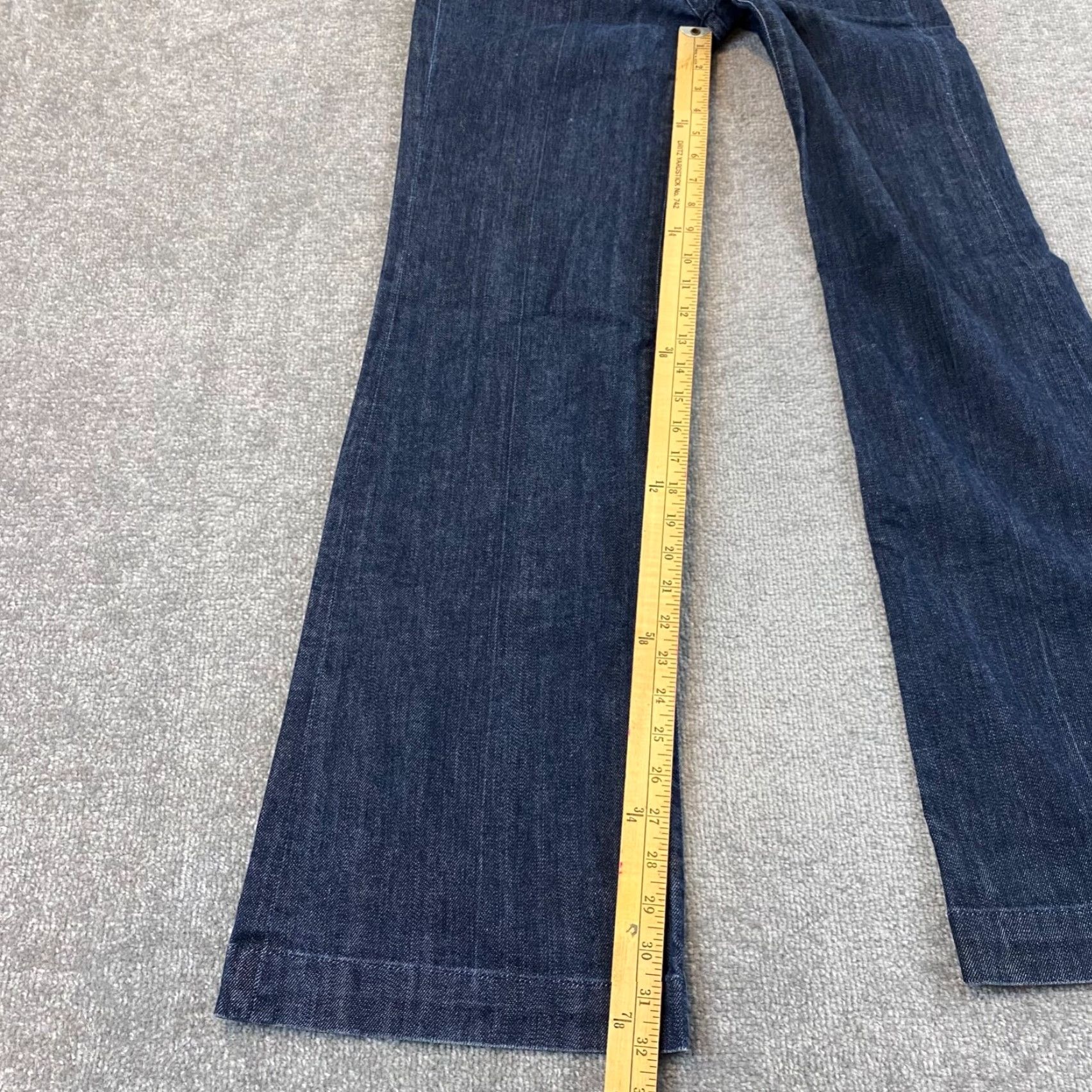 7 For All Mankind 7 For All Mankind Dojo Jeans Womens Flared Jeans 29 Blue Denim 7 For All Mankind Dojo Flared Jeans Womens Sz 29 Mid Rise Stretch Denim (31x32) Size 29" - 5 Thumbnail