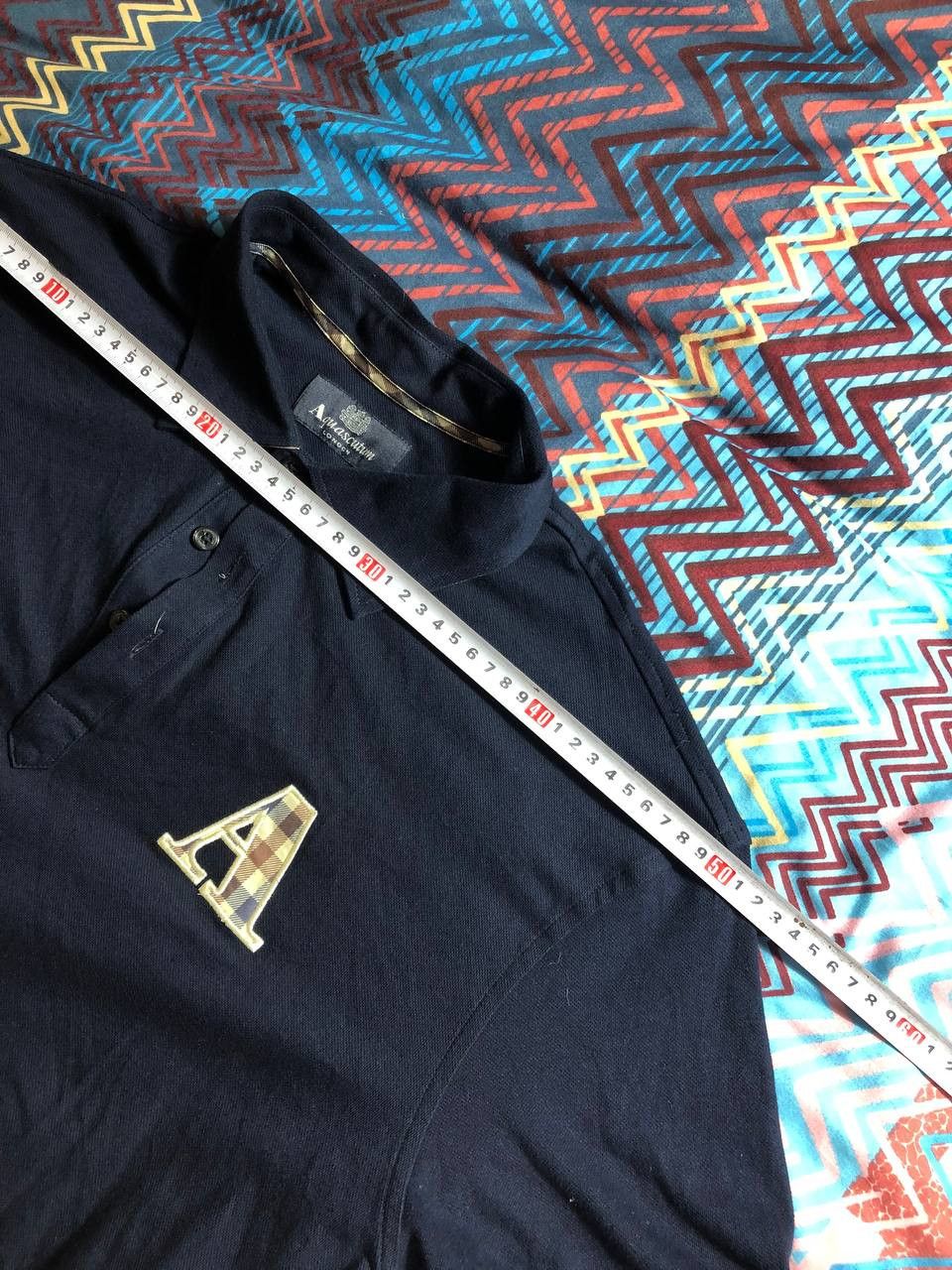 Aquascutum × Vintage Aquascutum Polo Shirt Collared Classic Plaid Size US XXL / EU 58 / 5 - 5 Thumbnail